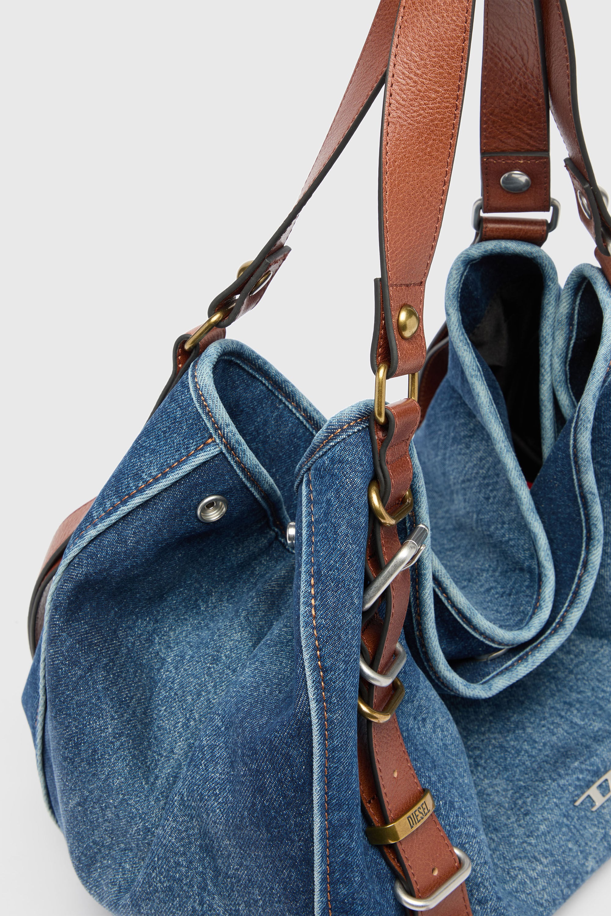 Diesel - D-ONE TOPHANDLE M, Female's トップハンドルバッグ in ブルー - 5