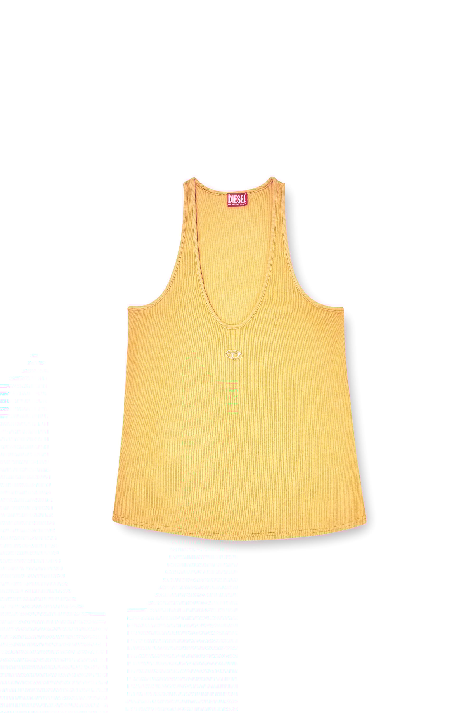 Diesel - T-IPSYA-LKDS, Female's タンクトップ in オレンジ - 2