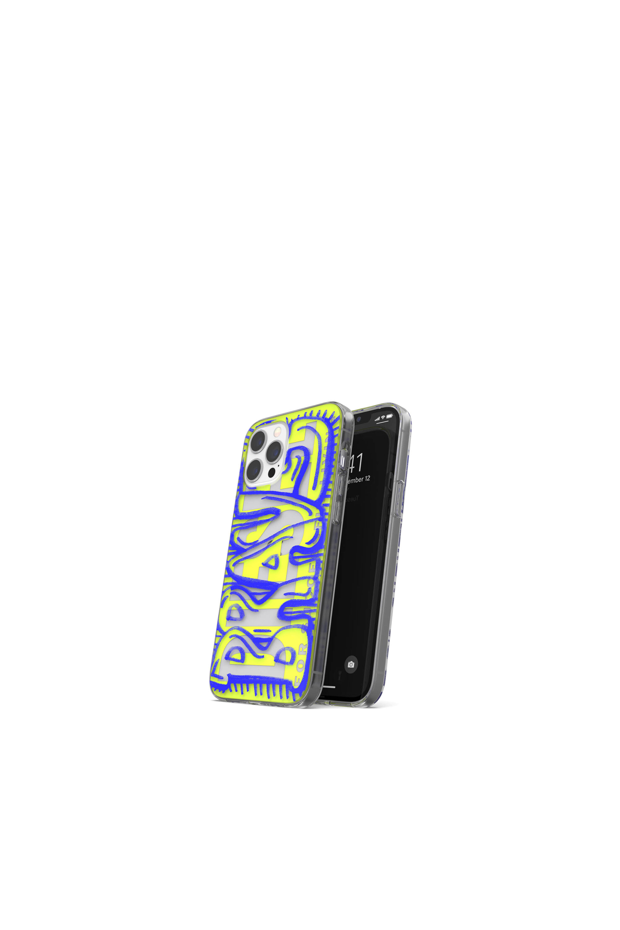 Diesel - 42565 STANDARD CASE, Unisex's Ultra-light TPU Case for iPhone 12 Pro Max in ブルー/グリーン - 3