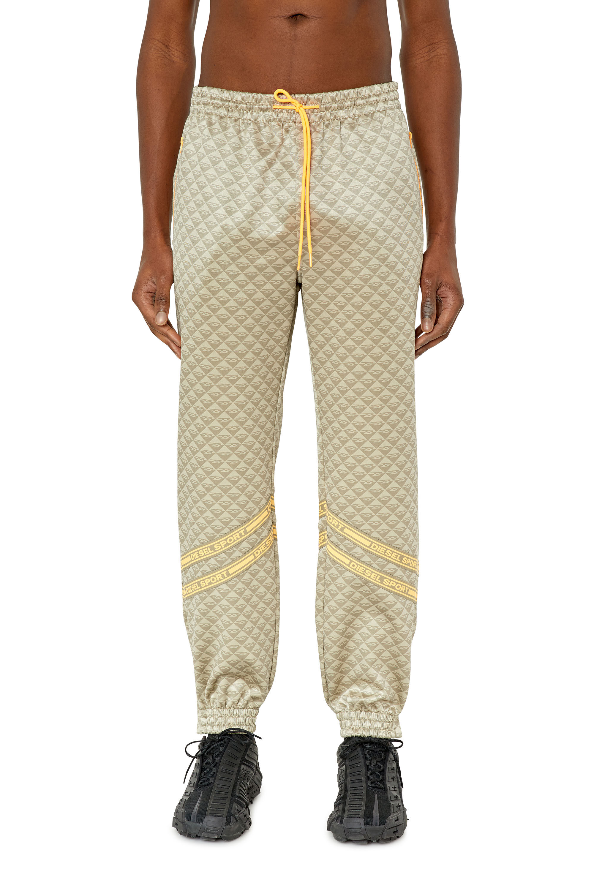 Diesel - AMSB-FLAVIE-HT30, Male's パンツ ジャージーパンツ DIESEL SPORT in ミリタリーグリーン - 1