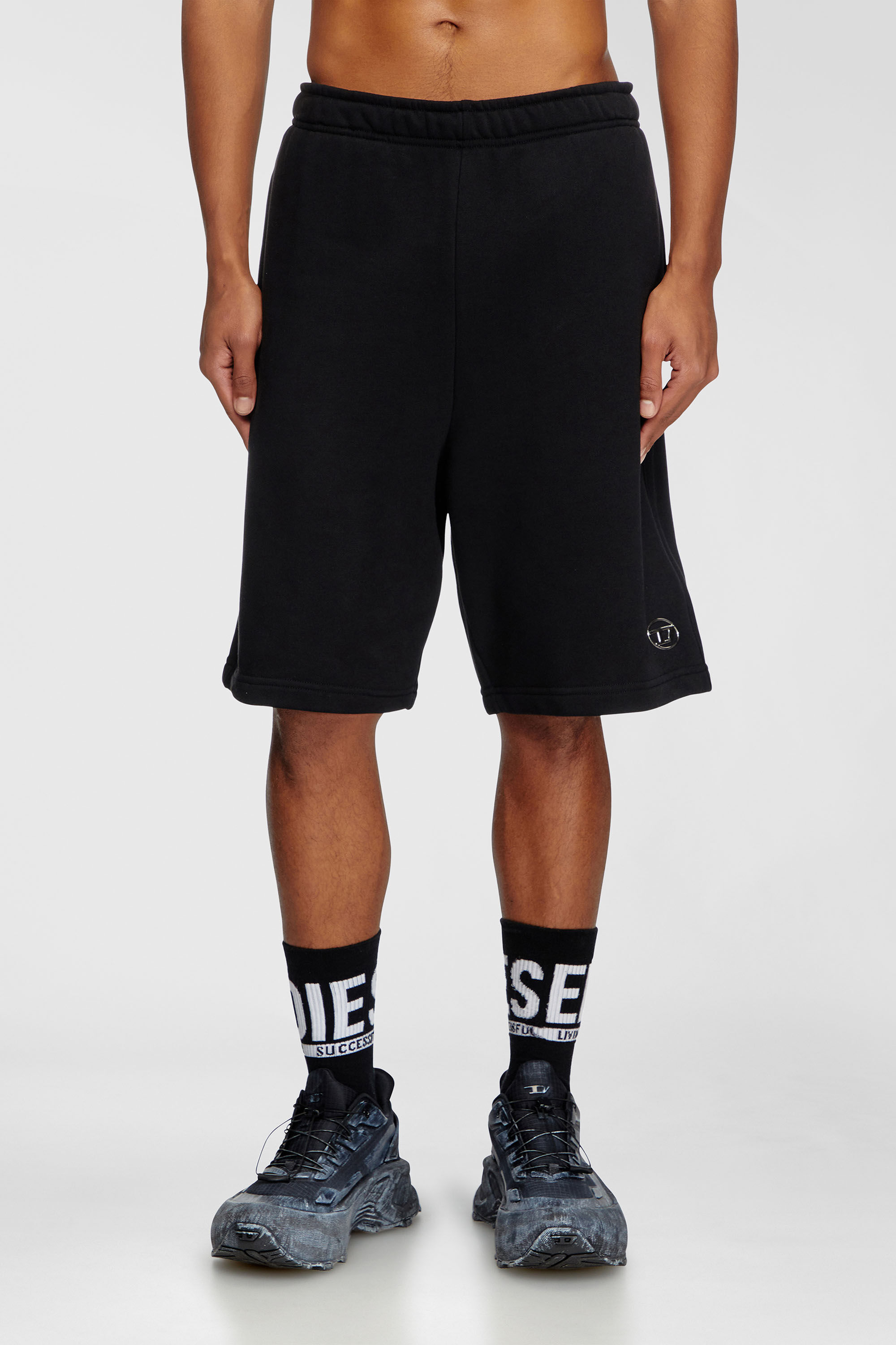 Diesel - P-MARSHY-OD, Male's ハーフパンツ in ブラック - 3
