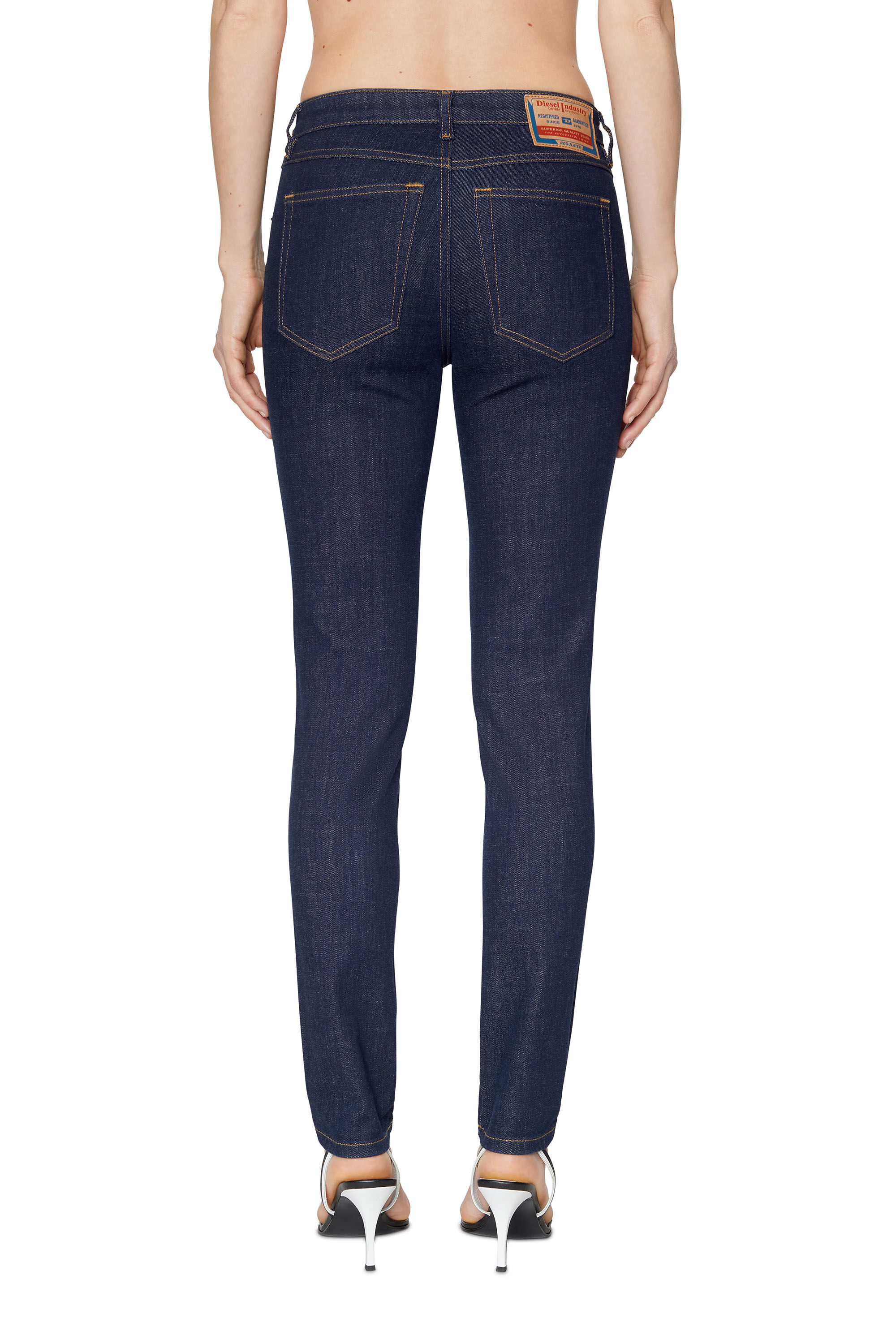 Diesel - Skinny Jeans 2015 Babhila Z9C17, Female's スキニー Jeans - 2015 Babhila in ダークブルー - 5