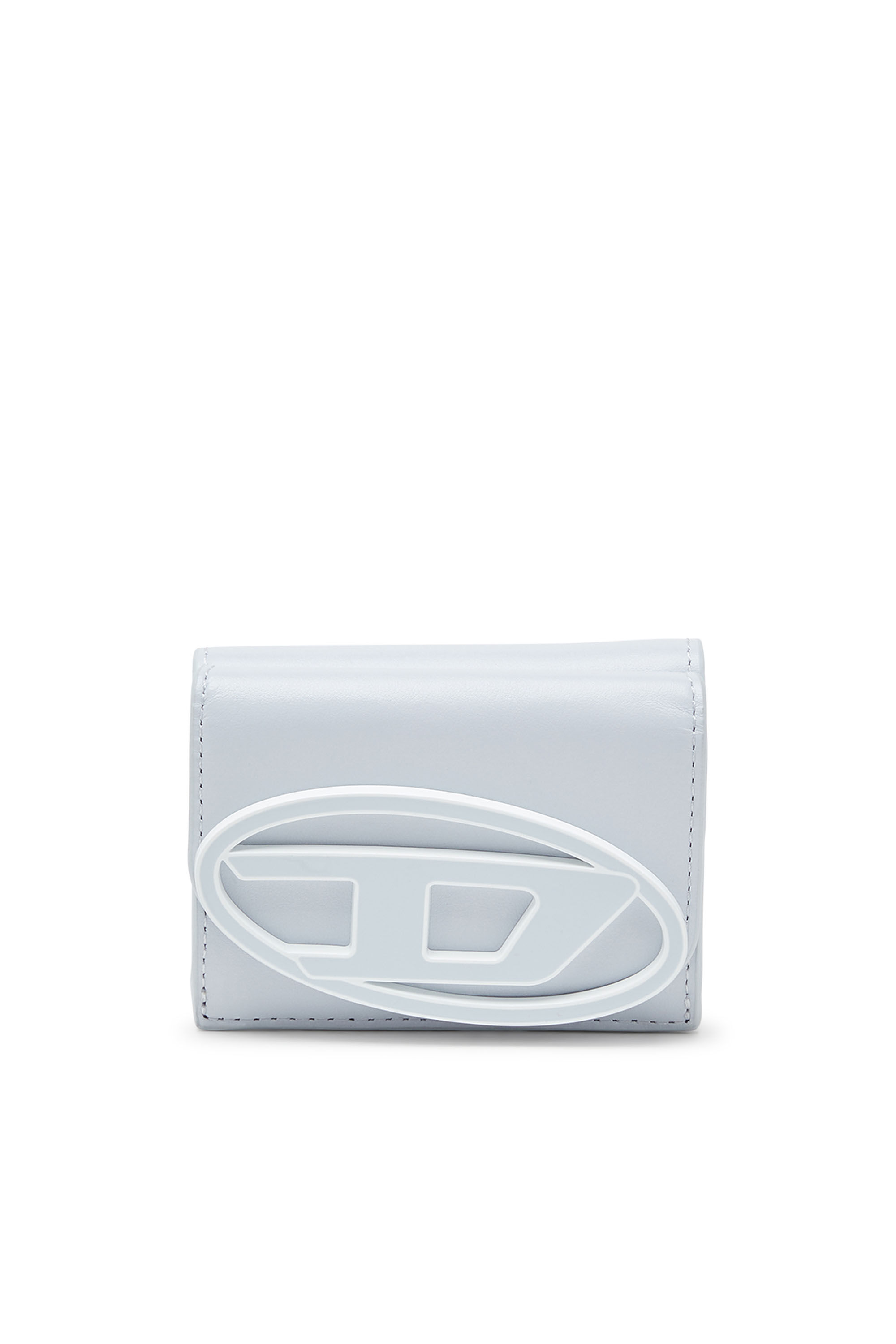 1DR TRI FOLD COIN XS II Tri-fold wallet in pastel leather｜ブルー