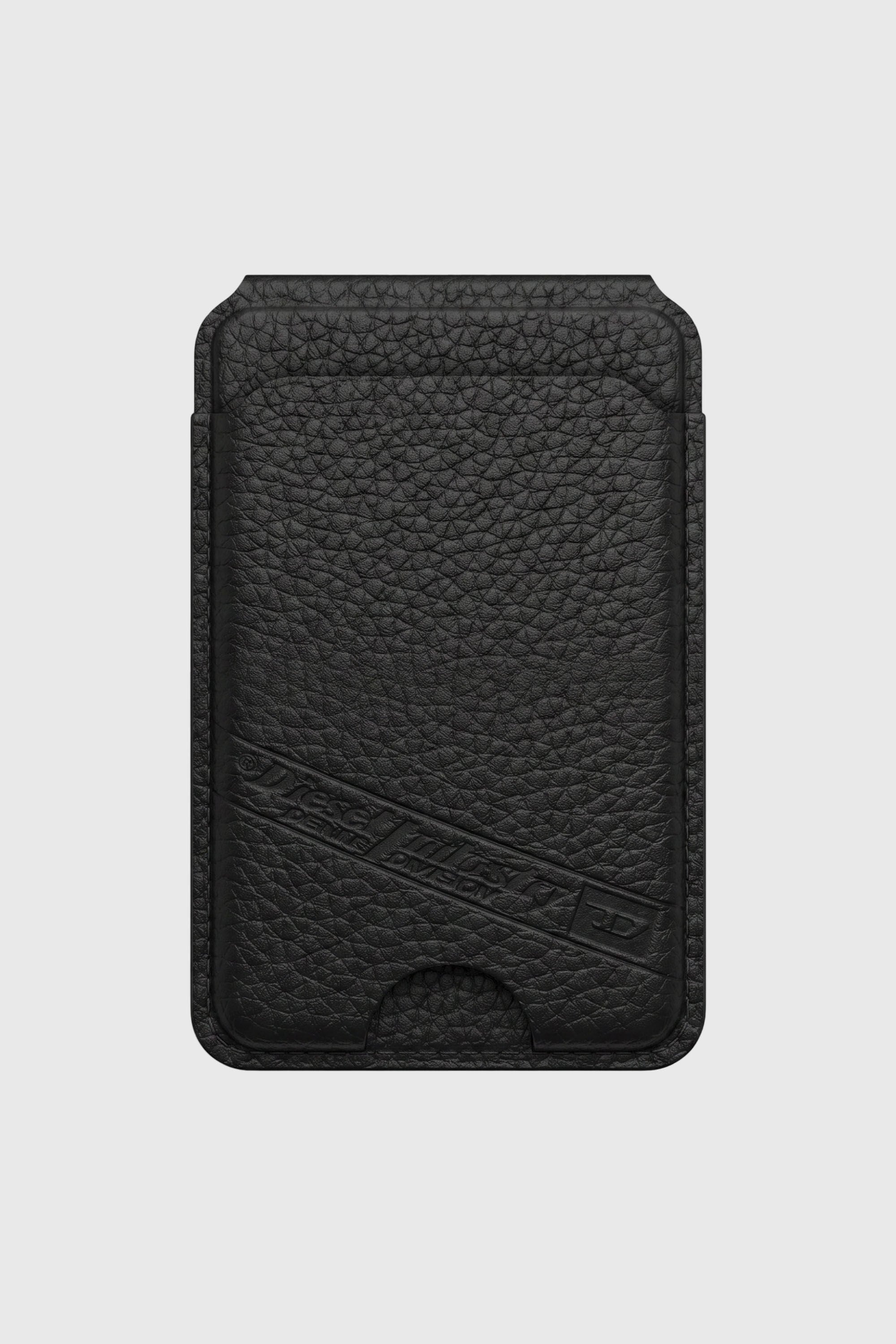 Diesel - 60649 CARD HOLDER, Unisex's Flag D MagSafe card holder in ブラック - 1