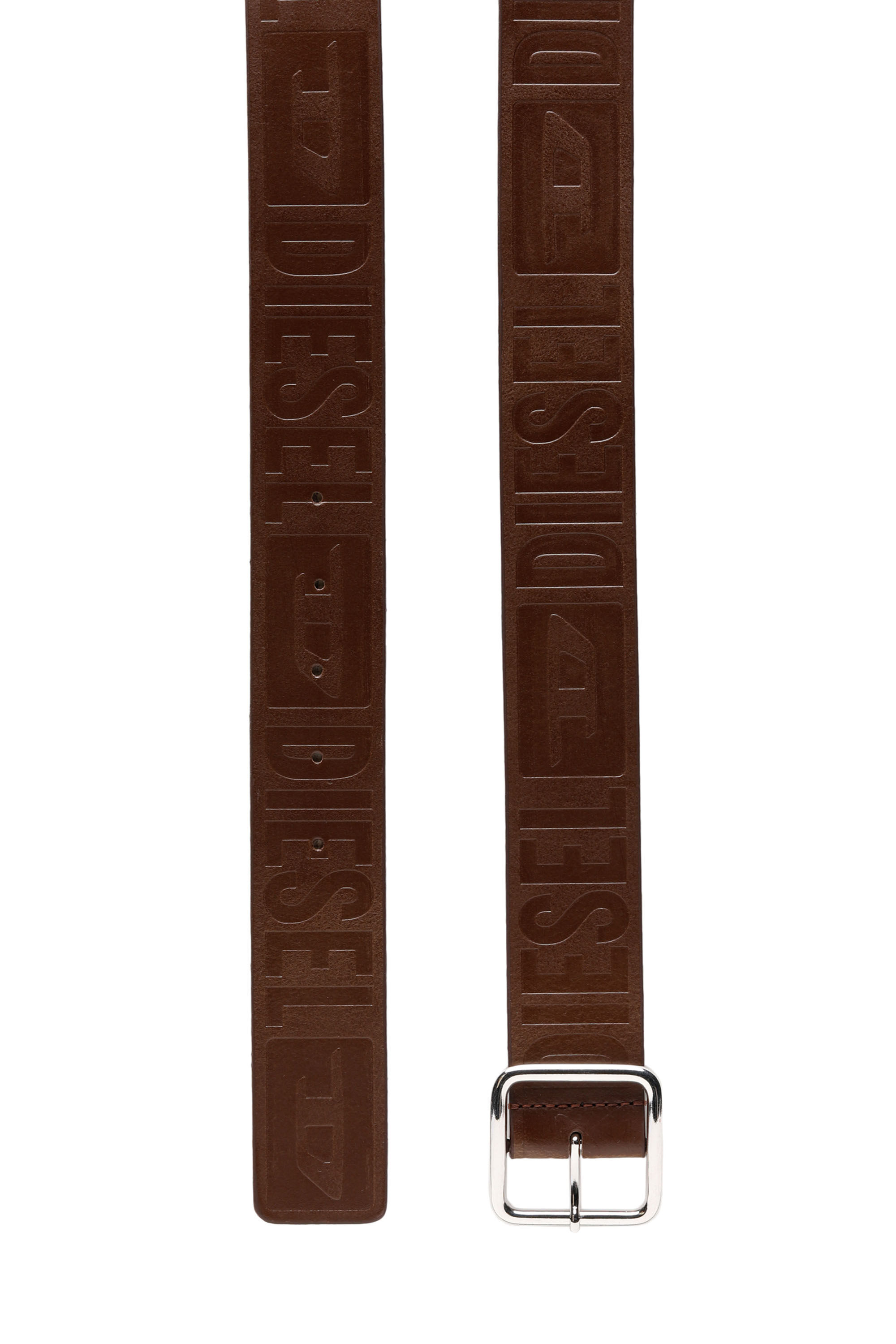 Diesel - B-ILLY II, Male's レザーベルト in Brown - 3