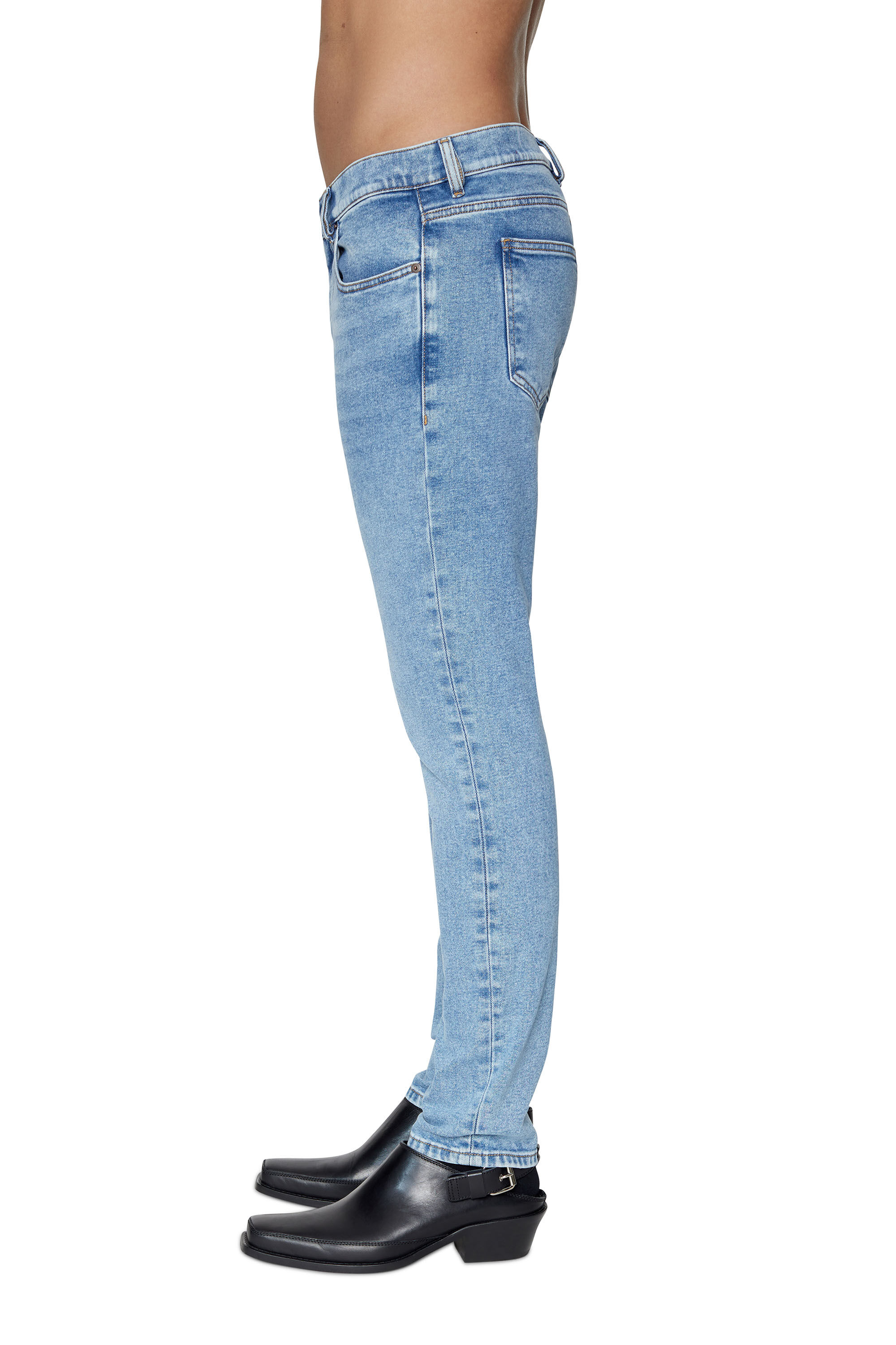 Diesel - Slim Jeans 2019 D-Strukt 09B92, Male's スリム Jeans - 2019 D-Strukt in ミディアムブルー - 6