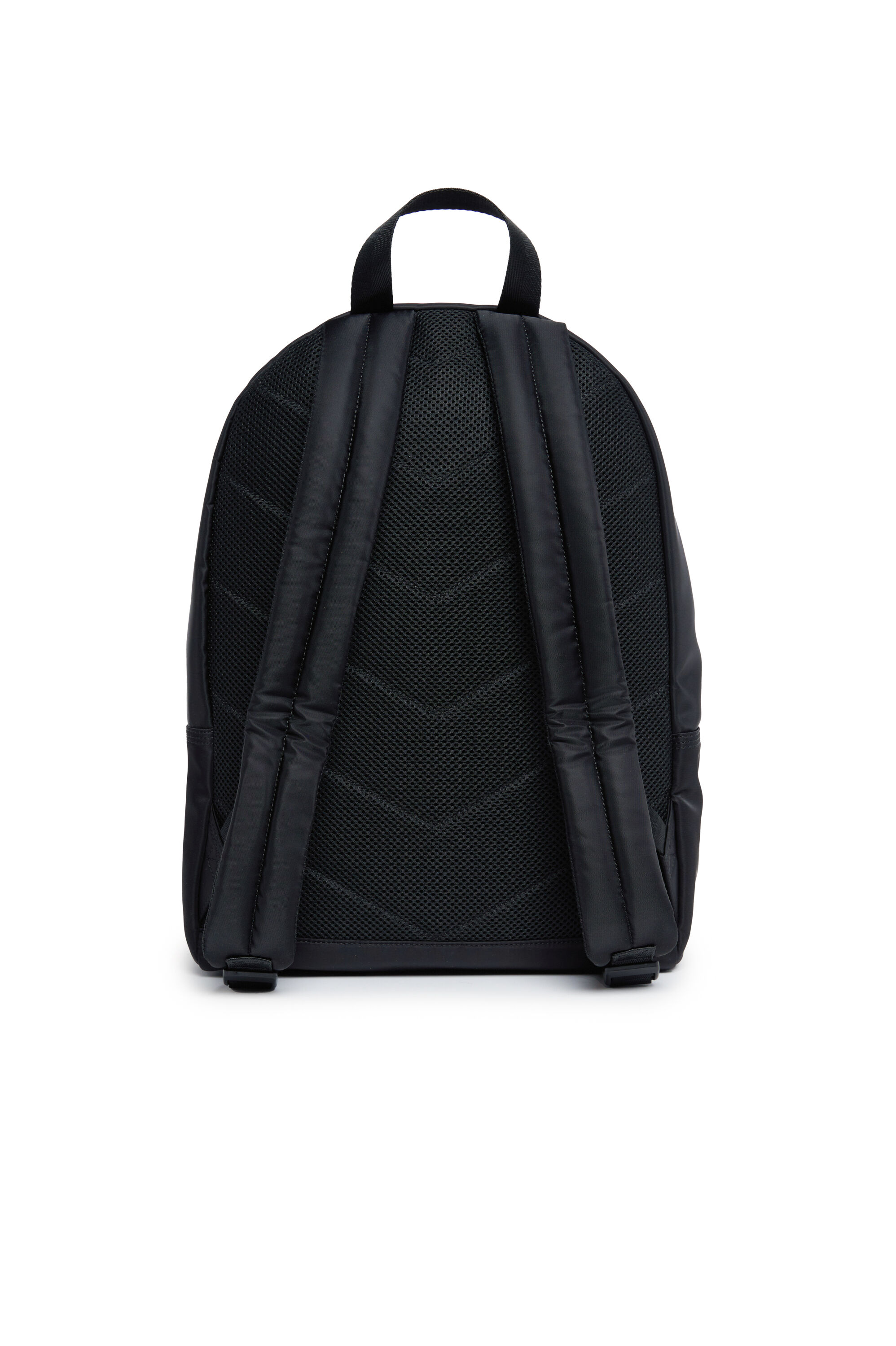 Diesel - WOVAL, Unisex's Nylon backpack with embossed Oval D in ブラック - 2