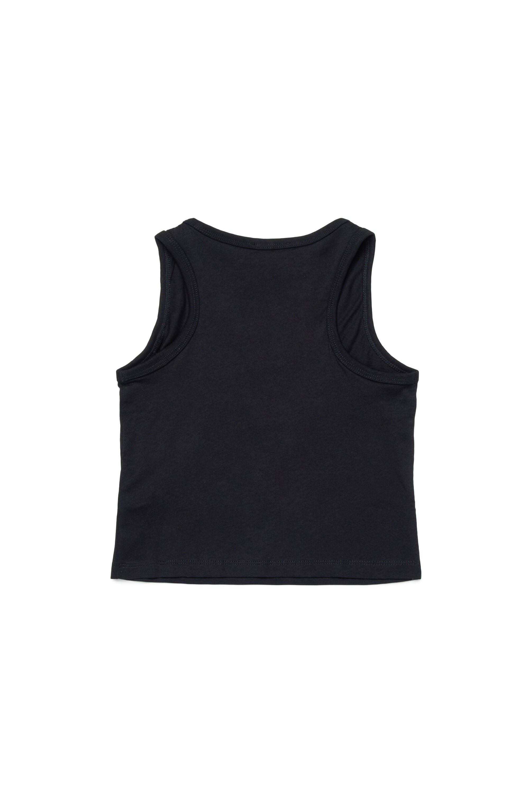 SATISFY ブラック タンクトップ Space-O™ Singlet – SATISFY