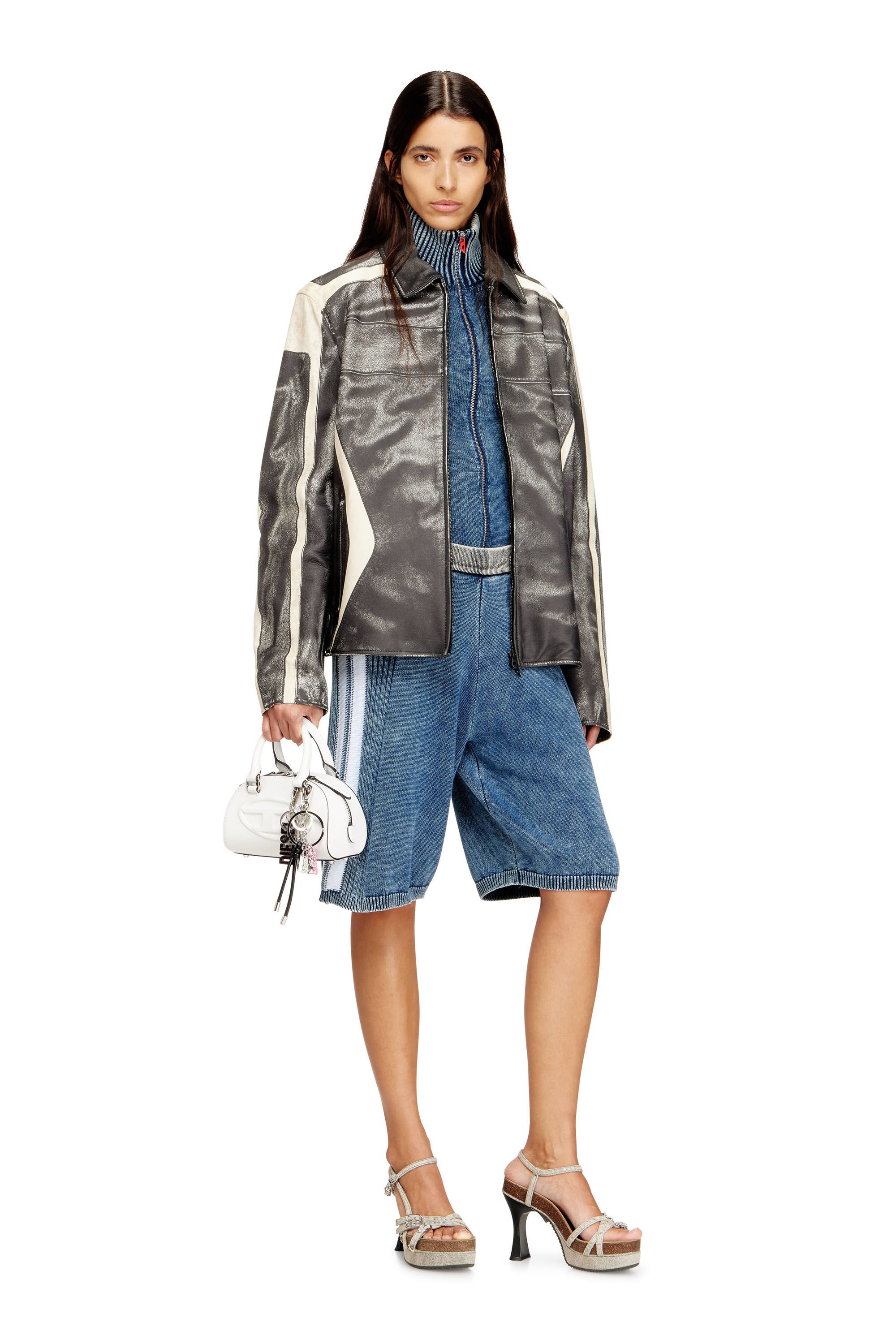 Diesel - M-ESTHER, Female's ニットパンツ in ブルー - 1