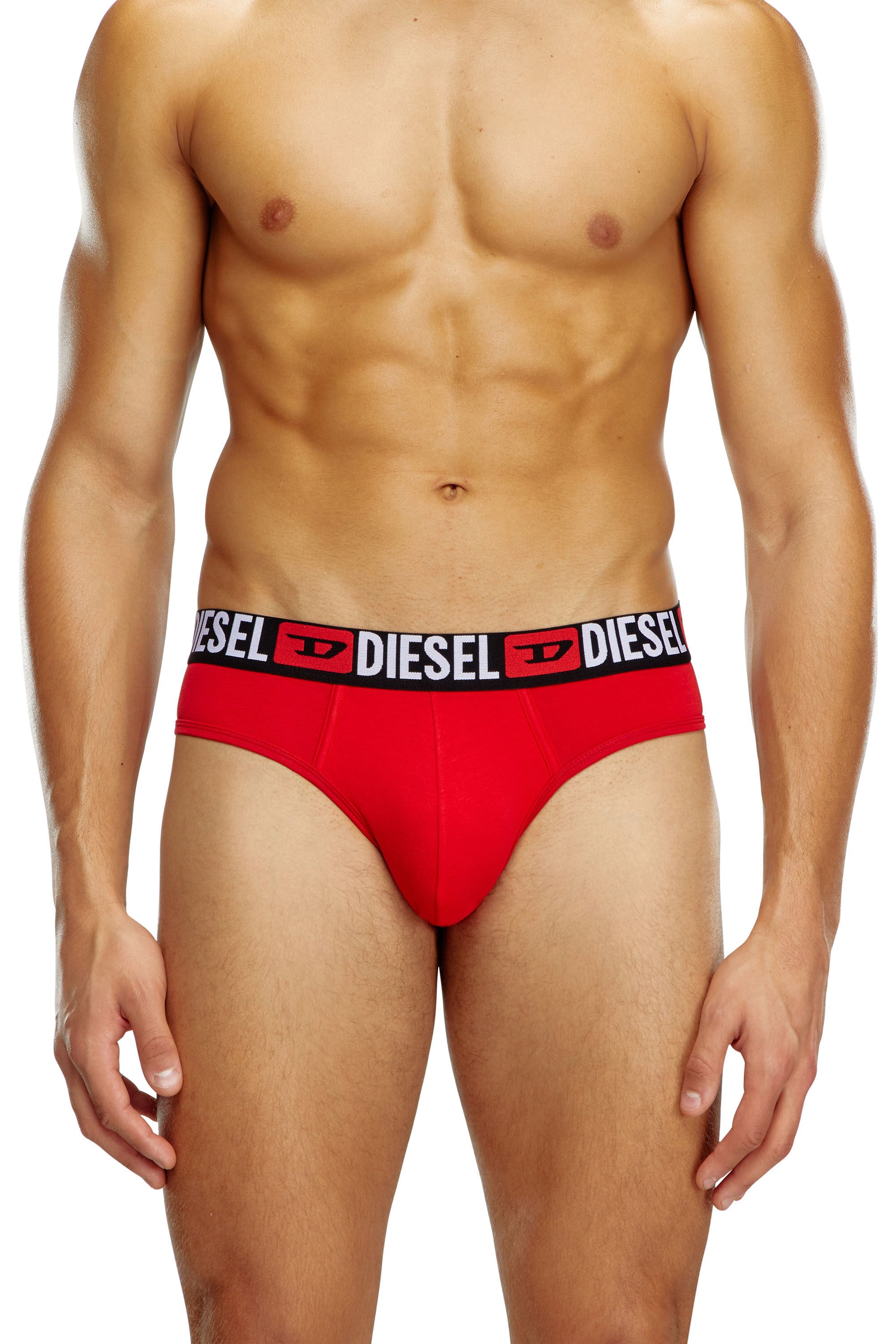 Diesel - UMBR-ANDRETHREEPACK, Male's アンダーウェアブリーフ3枚セット in ブラック/グレー - 3