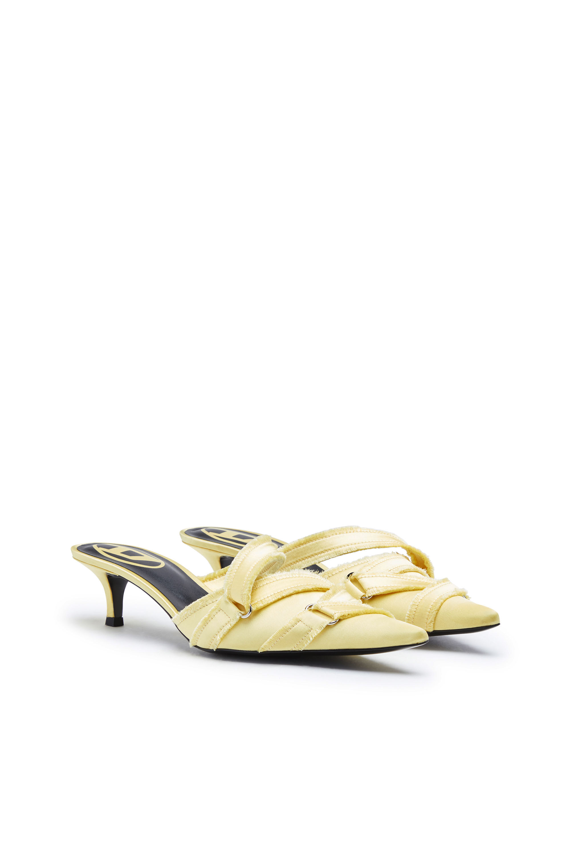 Diesel - D-KITTIE ML, Female's サテン ミュール - D-Kittie ML in Yellow - 3