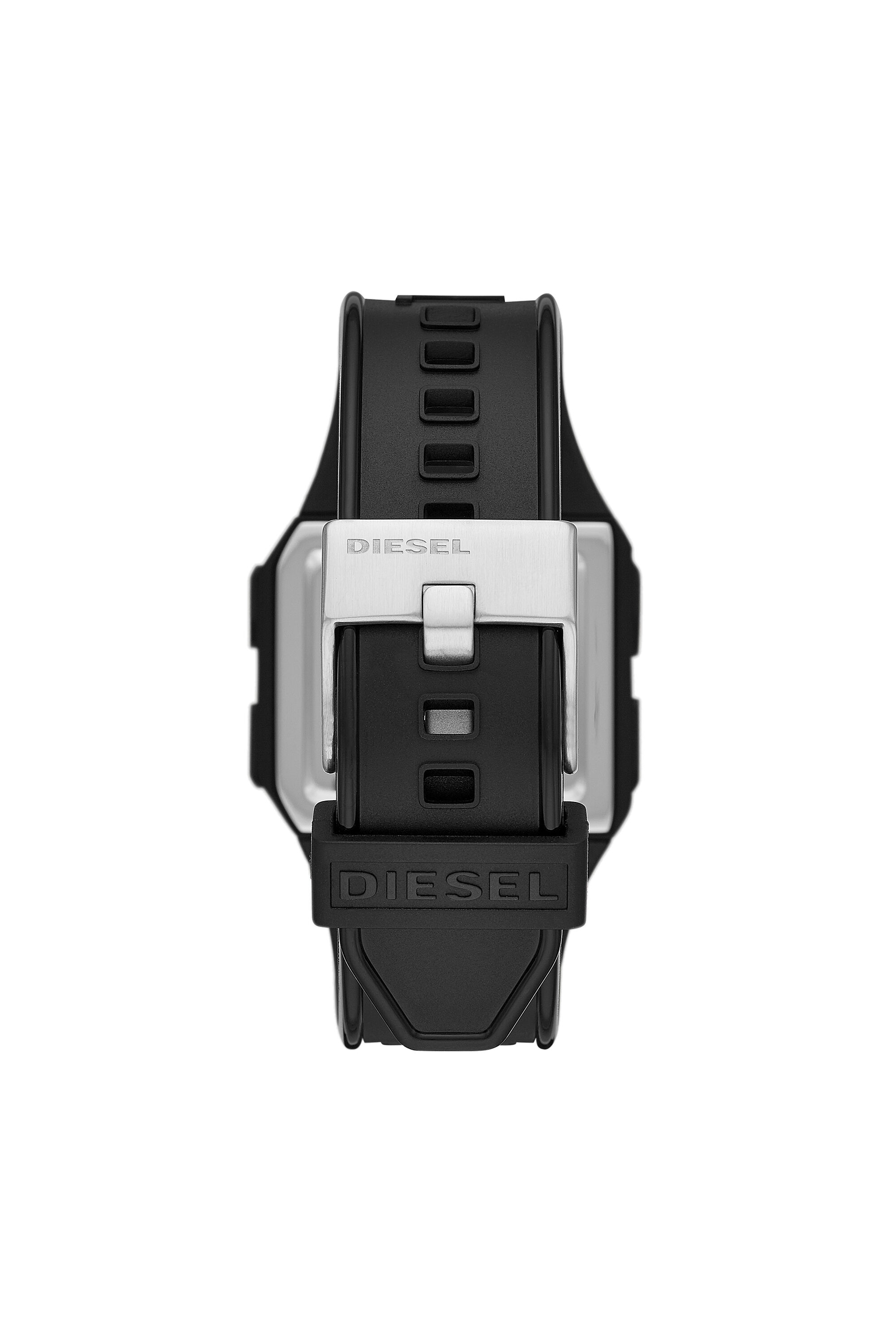 Diesel - DZ1918, Unisex's Chopped Digital Black Transparent Watch in ブラック - 2