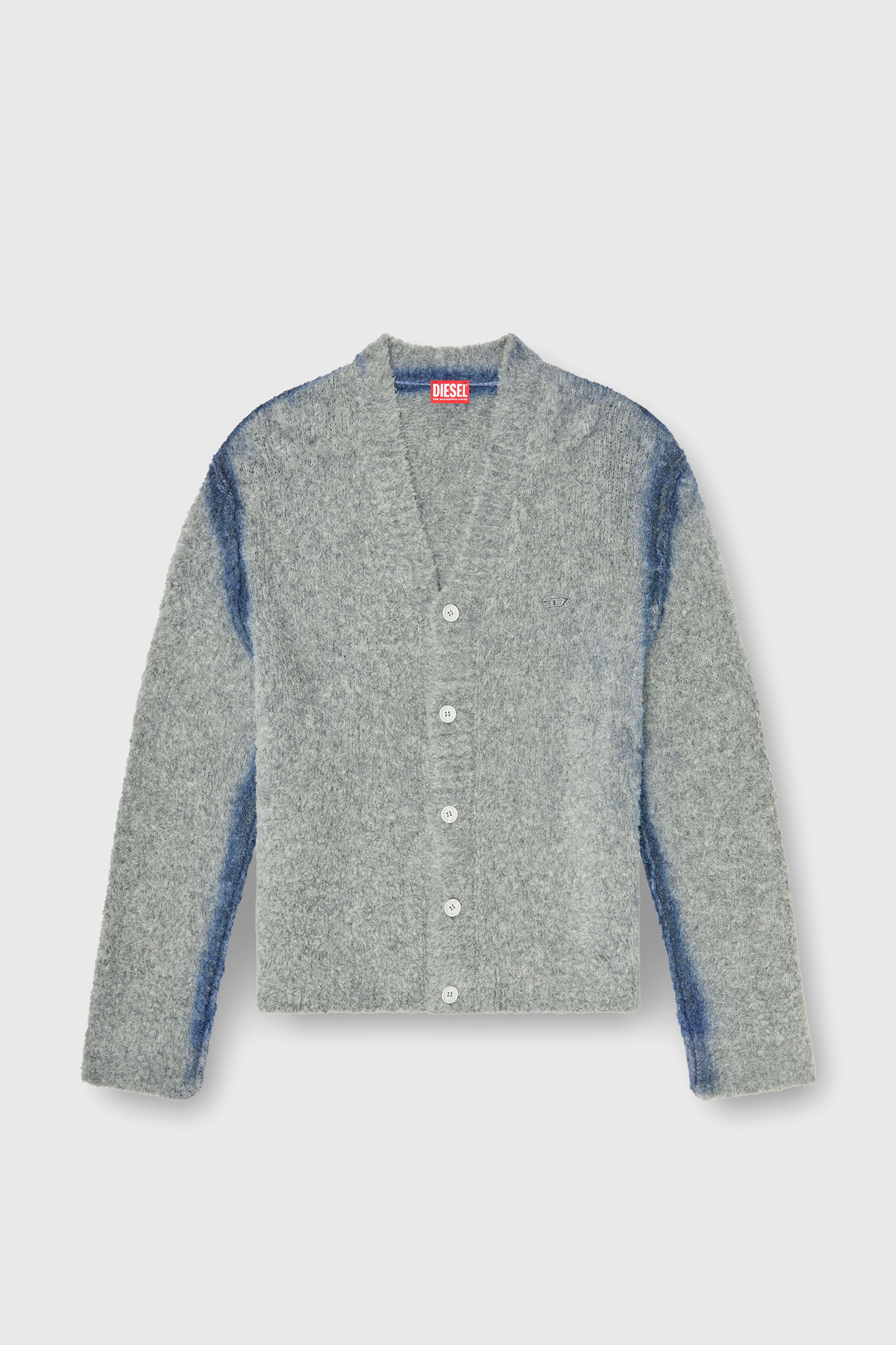 【 3月18日まで限定価格 】DIESEL カーディガン K-REMO Vネックカーディガン｜グレー｜メンズ｜DIESEL