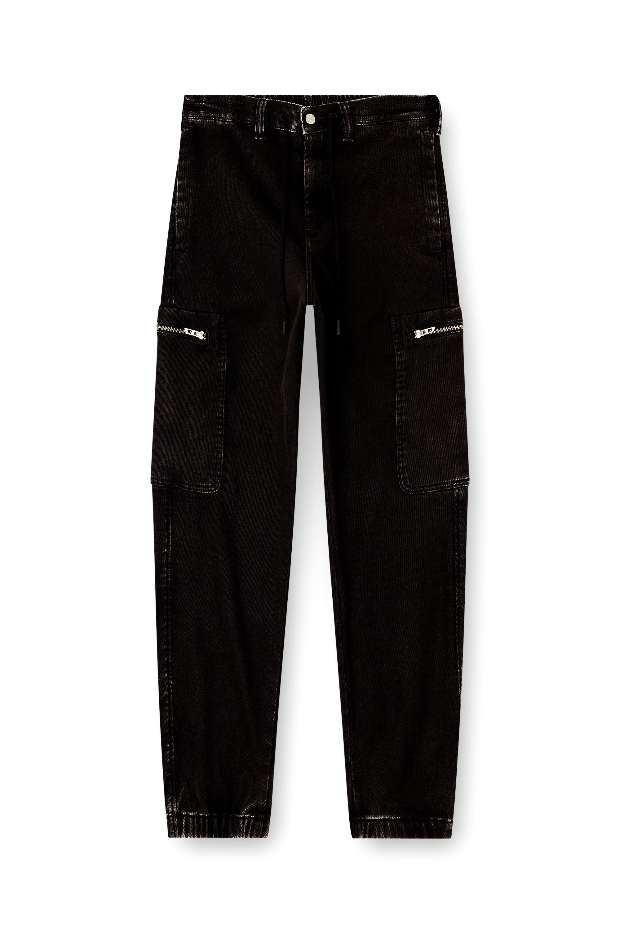 Diesel デニム　メンズ　サイズ28 ディーゼルDIESEL クラッシュデザインデニムパンツ インディゴ赤28 (K