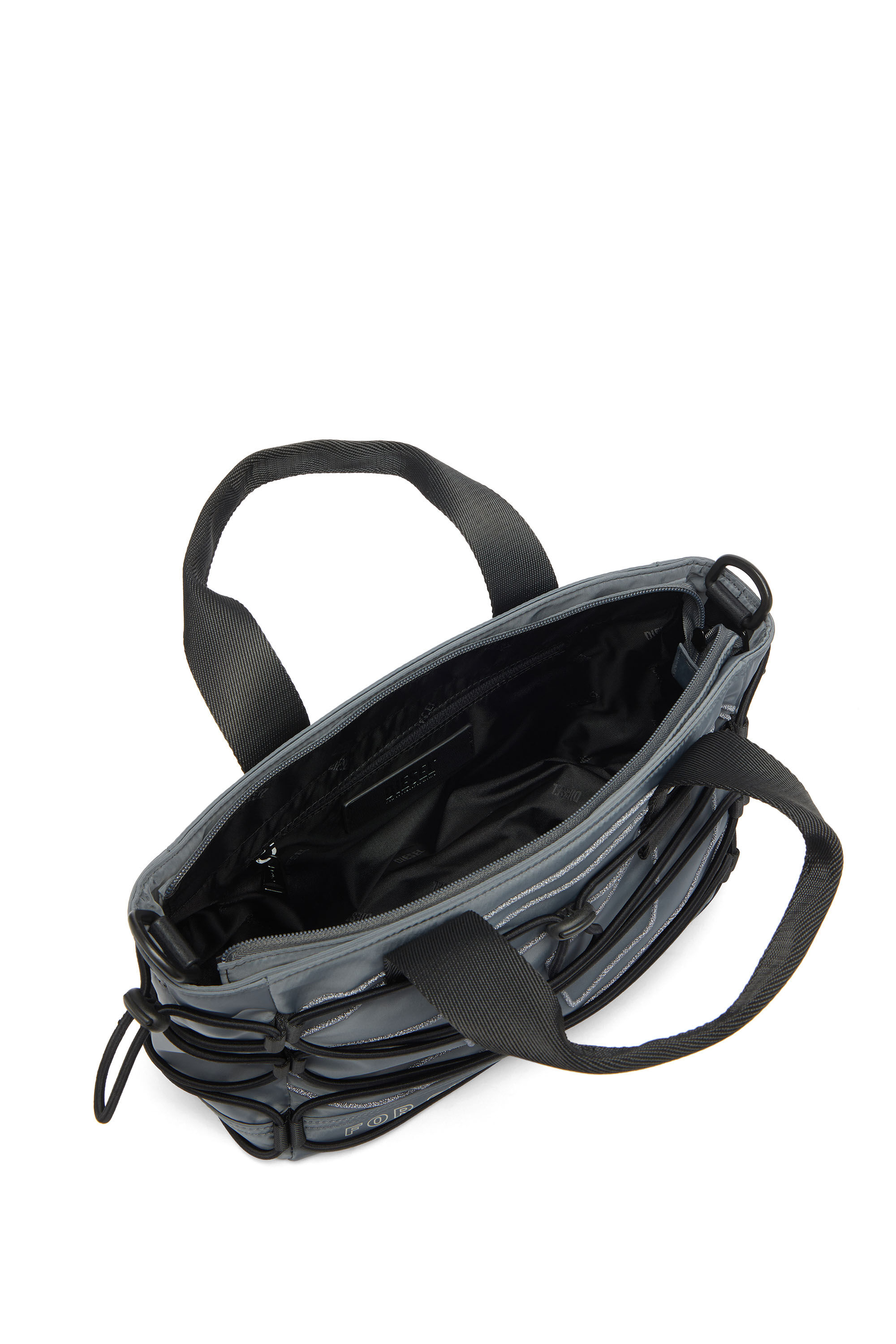 Diesel - TECH-D TOTE S X, Unisex's トートバッグ in グレー - 4