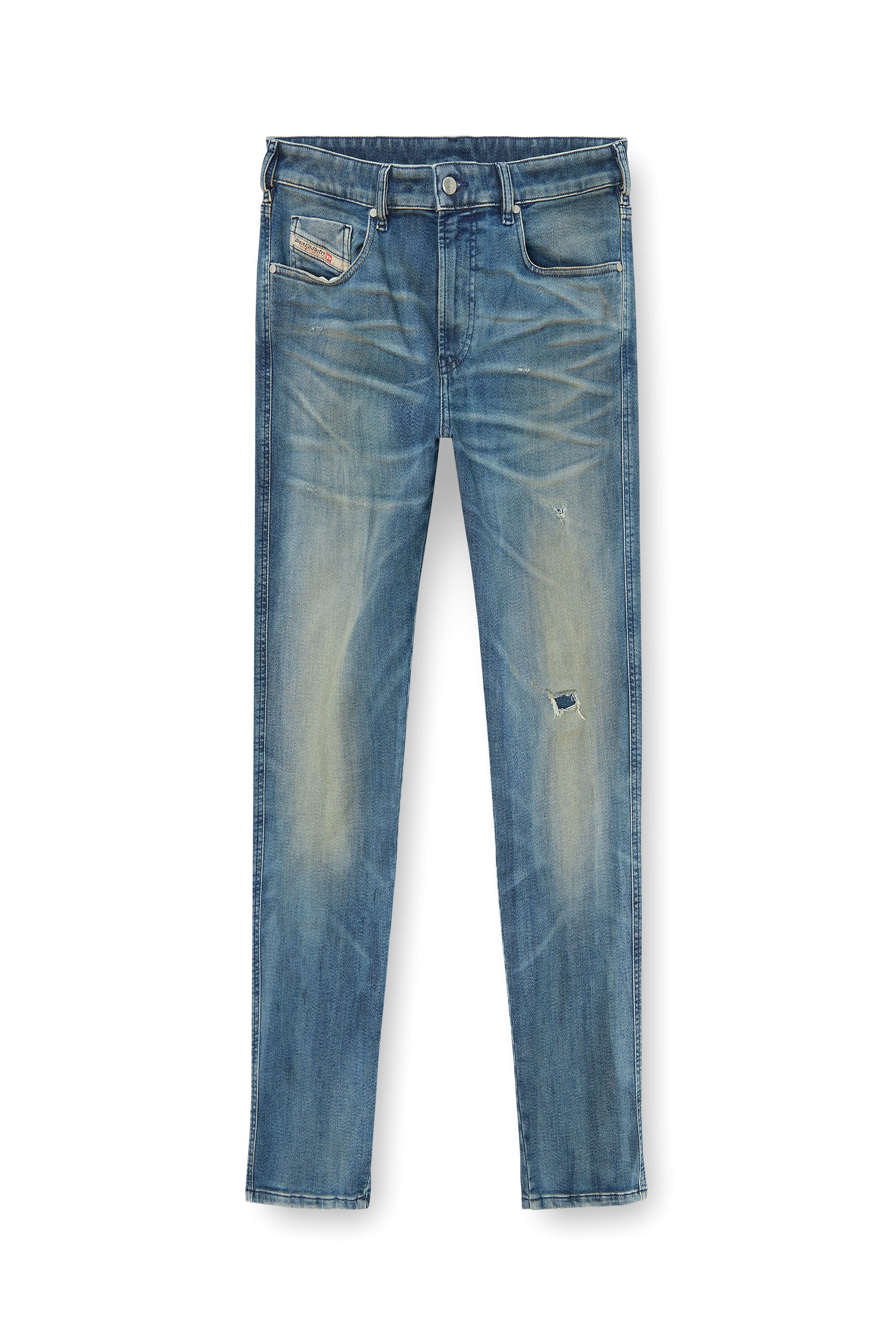 Diesel - Male's Slim 2062 D-Strukt Joggjeans&reg; 09P98, ミディアムブルー - 4