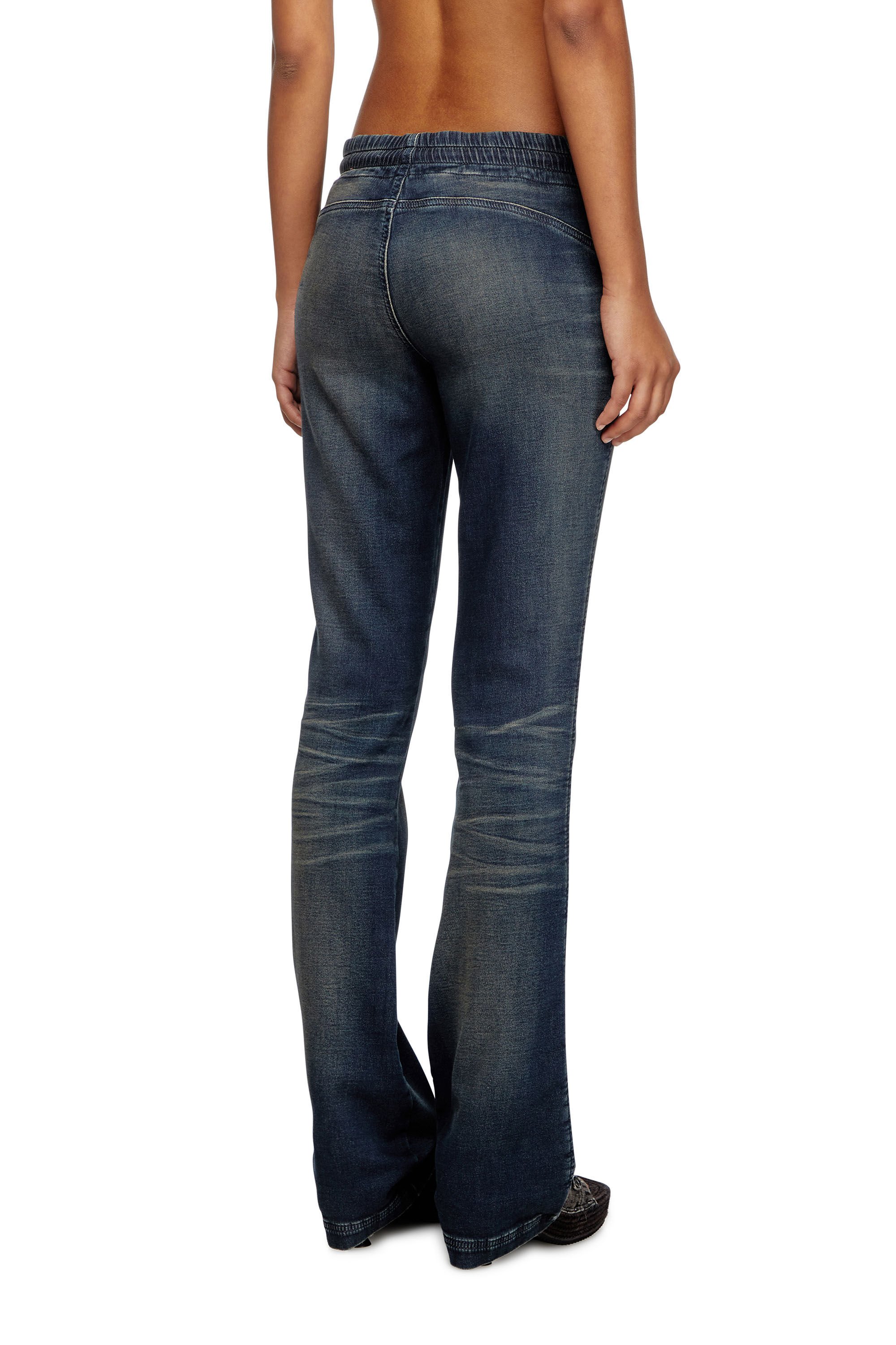 Diesel - Female's Bootcut 2069 D-Ebbey Joggjeans® 068PM, ダークブルー - 5