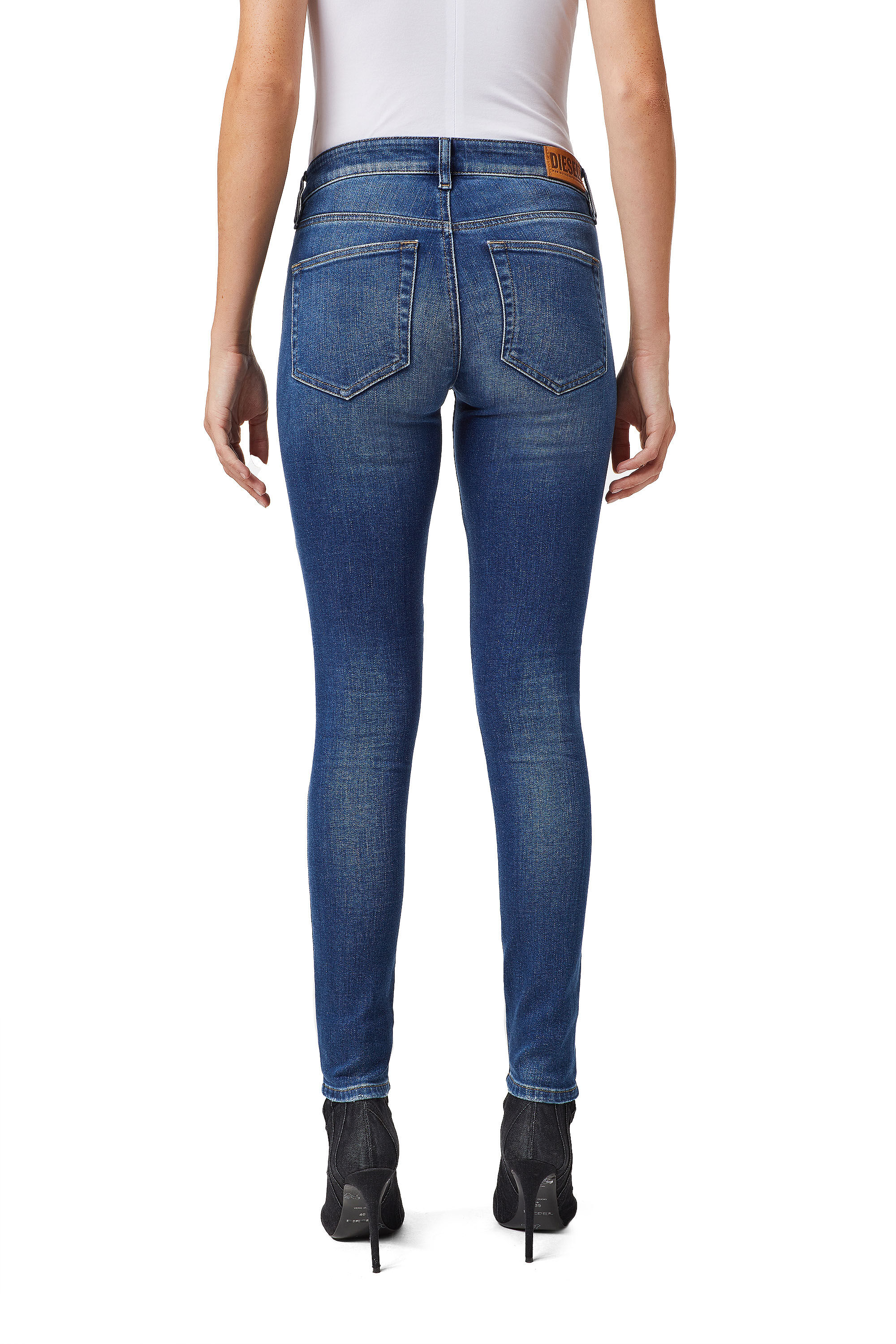 Diesel - 2017 SLANDY 009PU Super skinny Jeans,  - Image 5