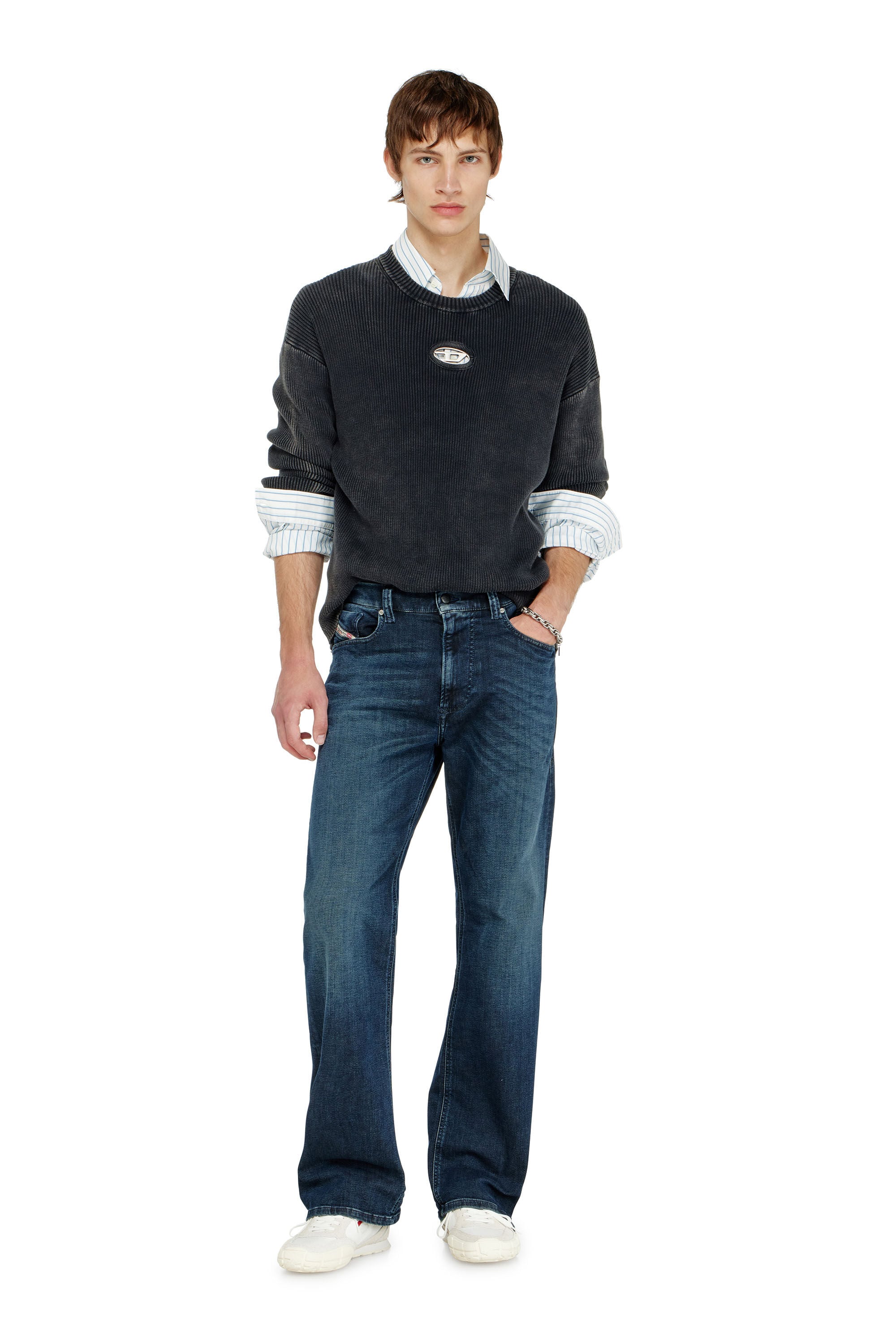 Diesel - Male's Relaxed 2080 D-Reel Joggjeans&reg; 09P94, ダークブルー - 1