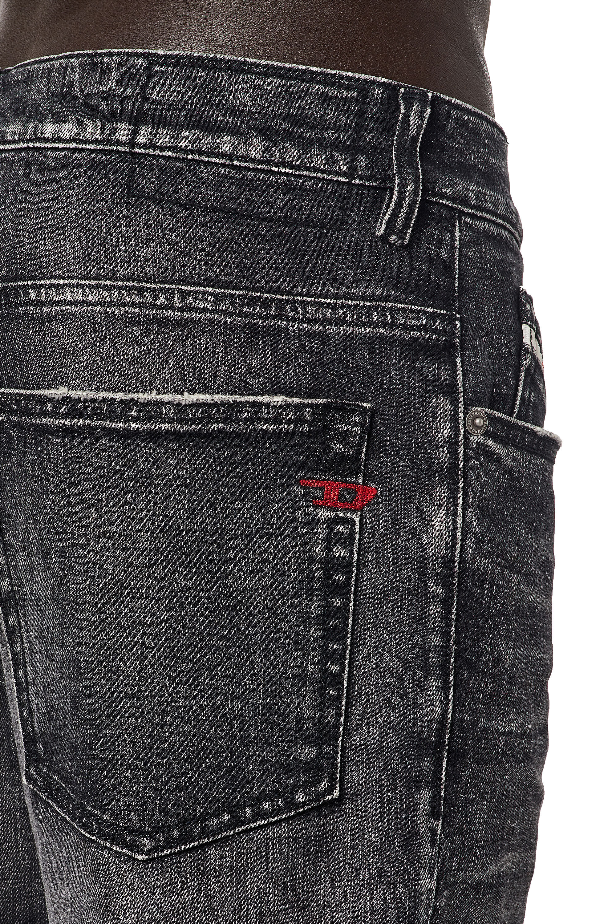 Diesel - 2005 D-Fining 09C75 Tapered Jeans, ブラック/ダークグレー - Image 4