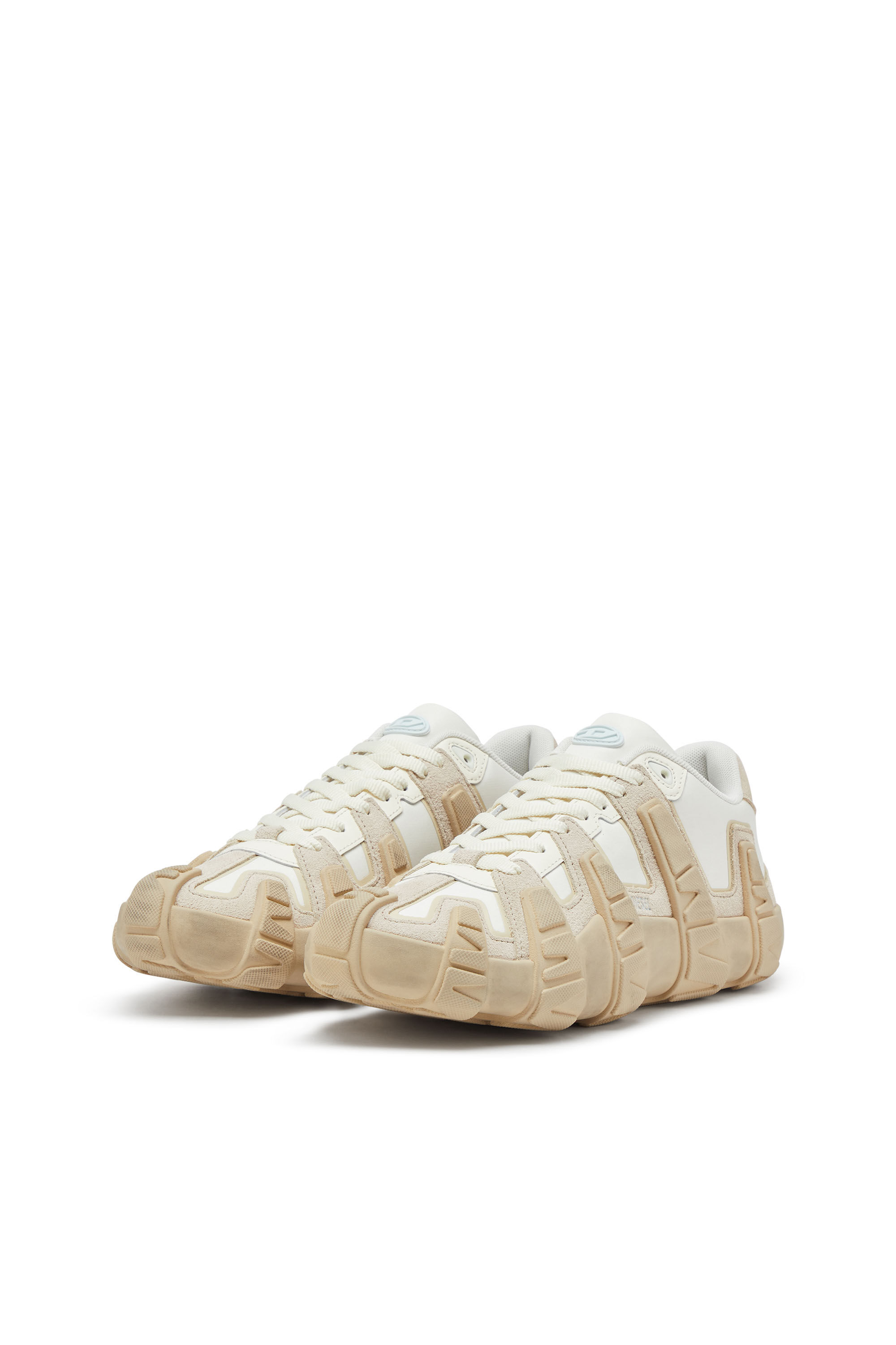 Diesel - S-D-GRIFFE LOW, Male's スニーカー in ホワイト/ベージュ - 9