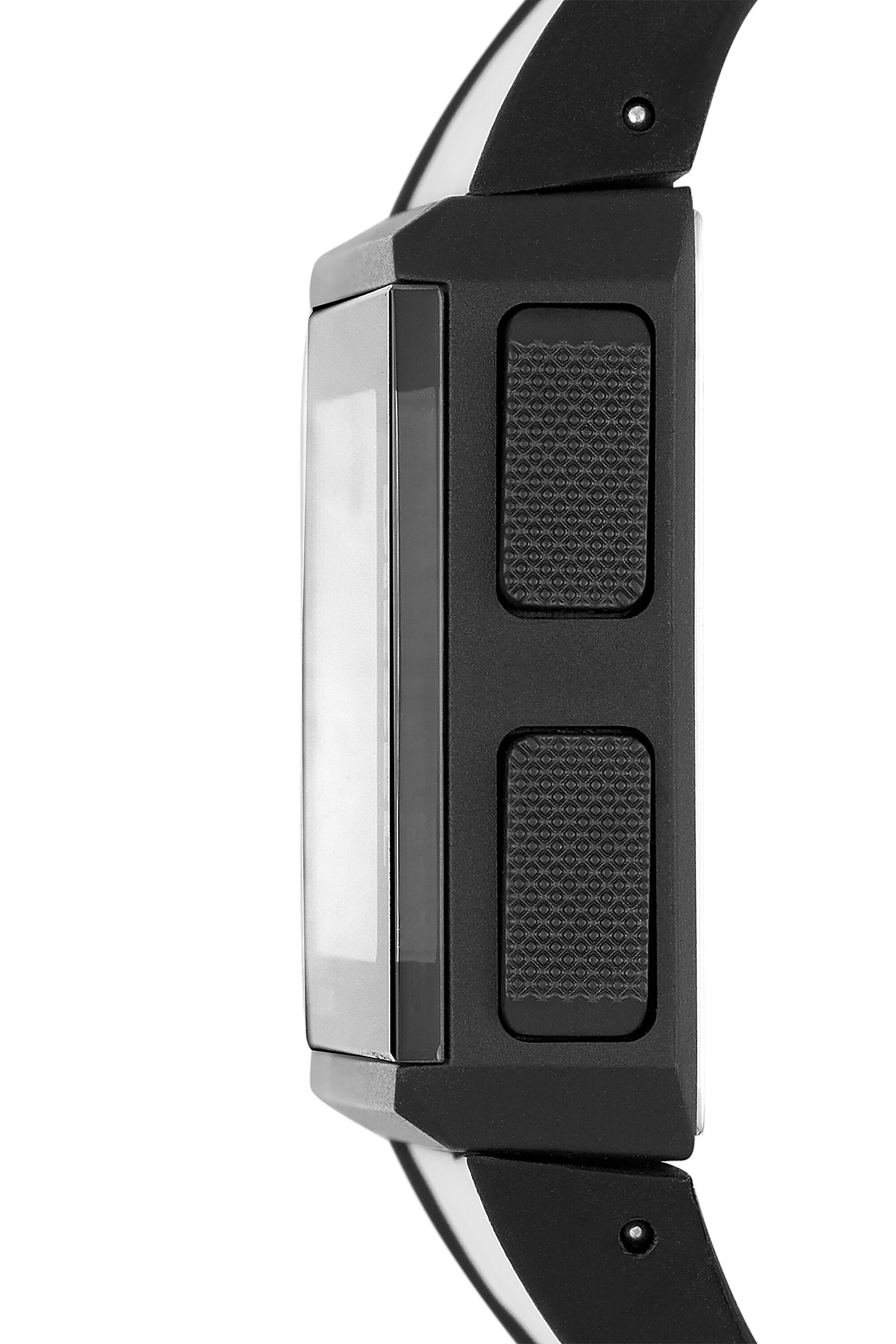 Diesel - DZ1922, Unisex's Chopped Digital White Silicone Watch in ホワイト/ブラック - 3