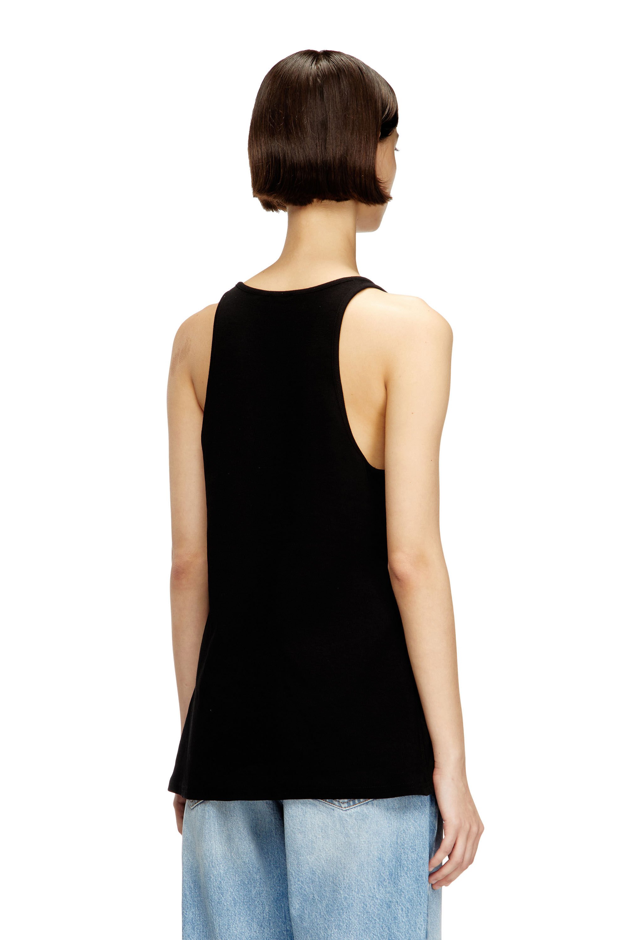 Diesel - T-IPSYA-LKDS, Female's タンクトップ in ブラック - 4