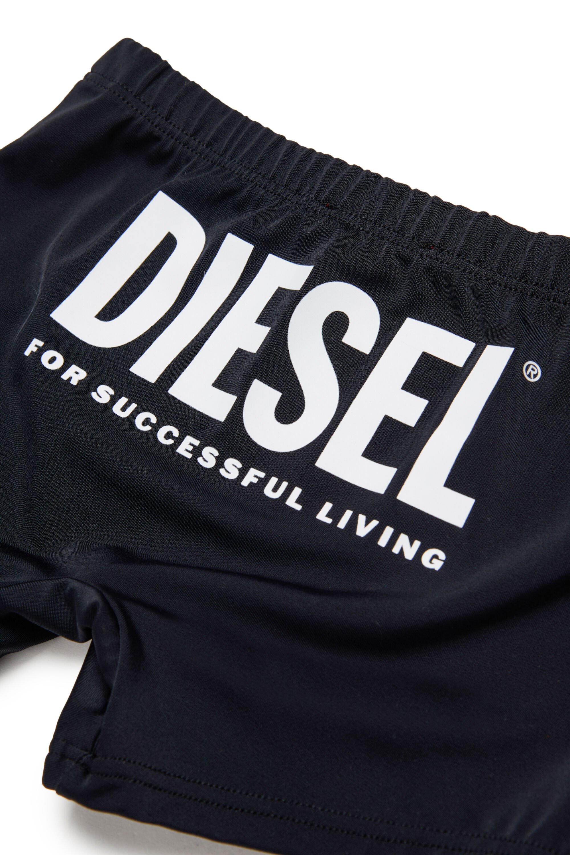 Diesel - MISFEL, Male's Swim shorts with back logo print in ブラック - 4