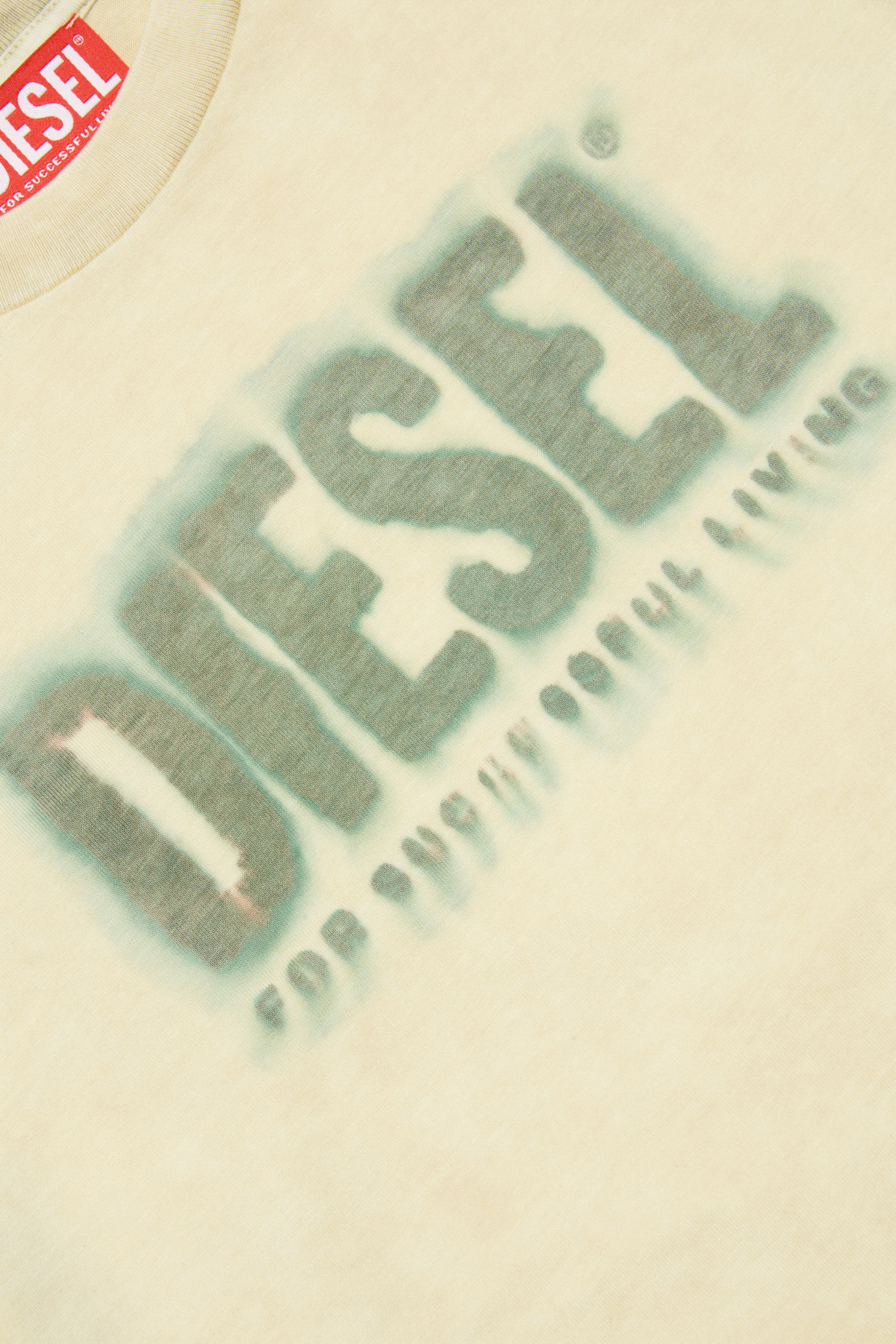 Diesel - TOILFY, Female's キッズ Tシャツ ロゴ in Yellow - 3