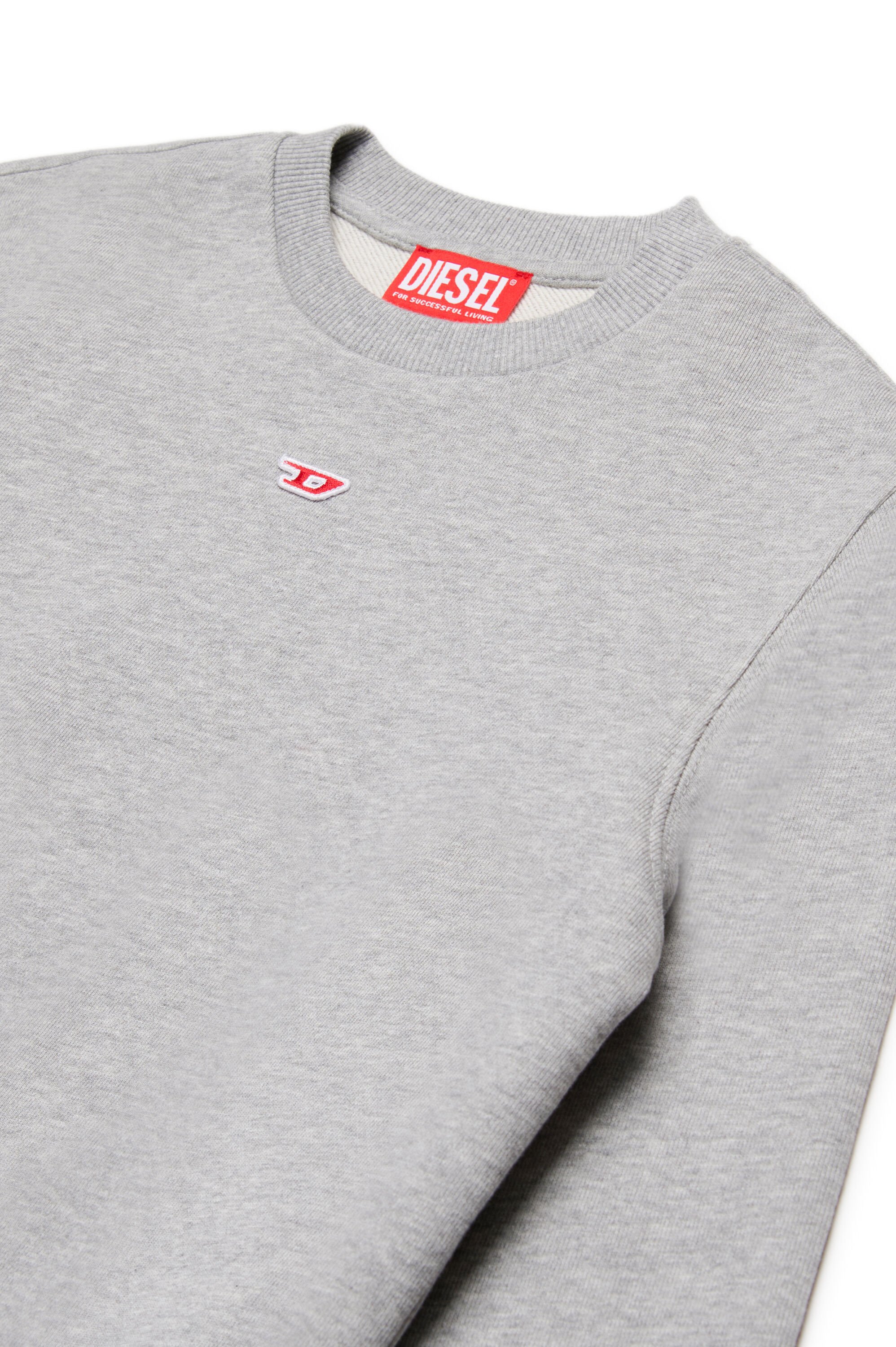 Diesel - SGINND OVER, Unisex's Sweatshirt with D logo in グレー - 3