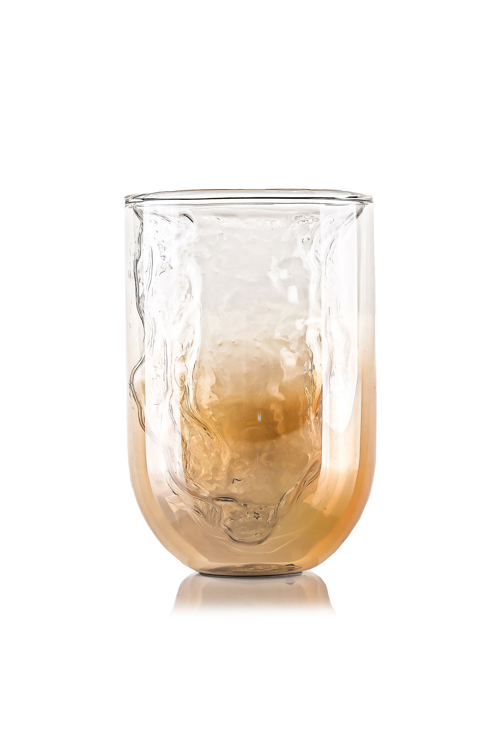 Diesel - 10935 COSMIC DINER, Unisex's Unique elegant glass, ø cm 8,5 / 3.4" in ハニー - 1