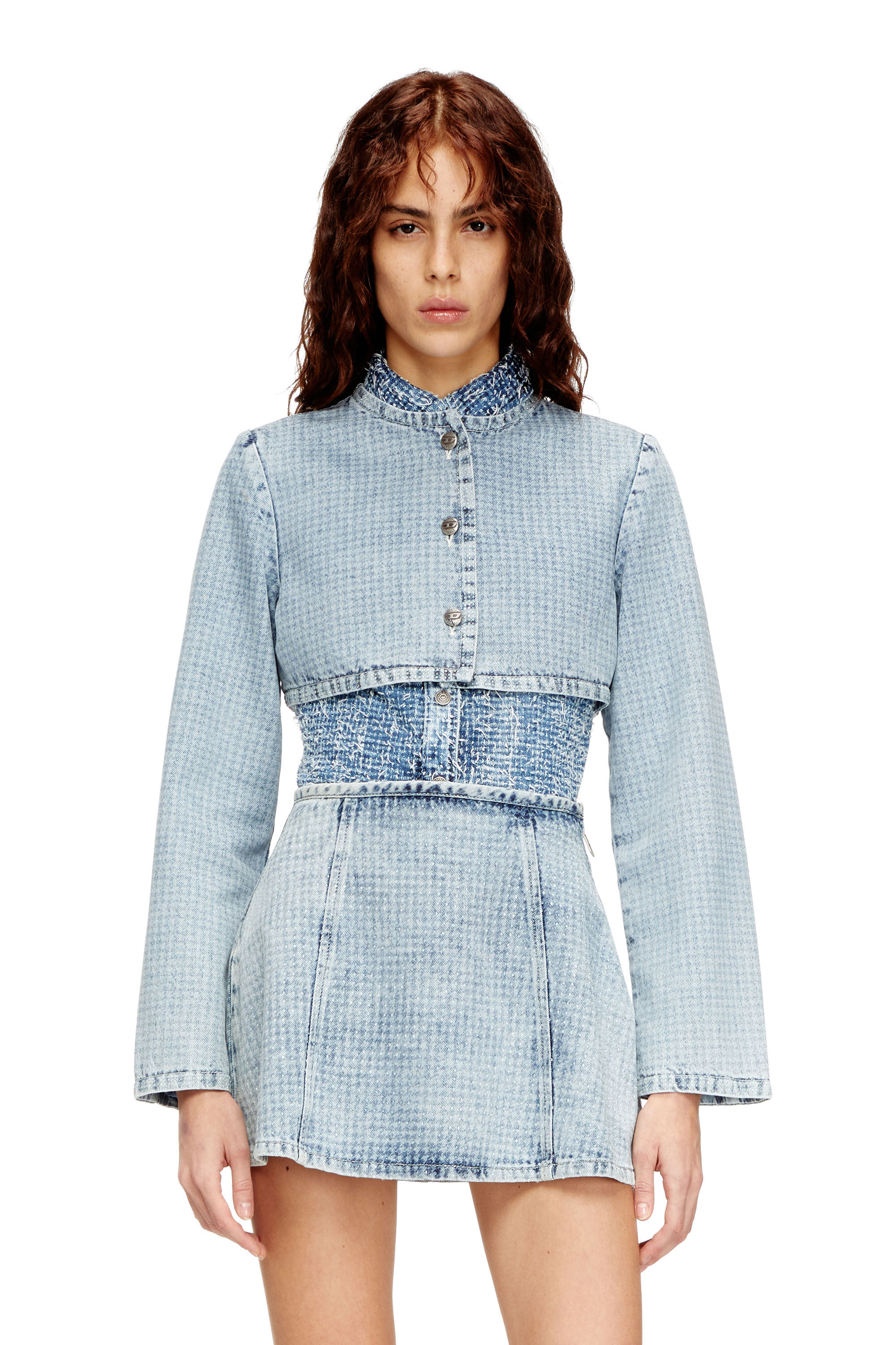 Diesel - DE-TERRI-S, Female's デニムジャケット in ライトブルー - 3