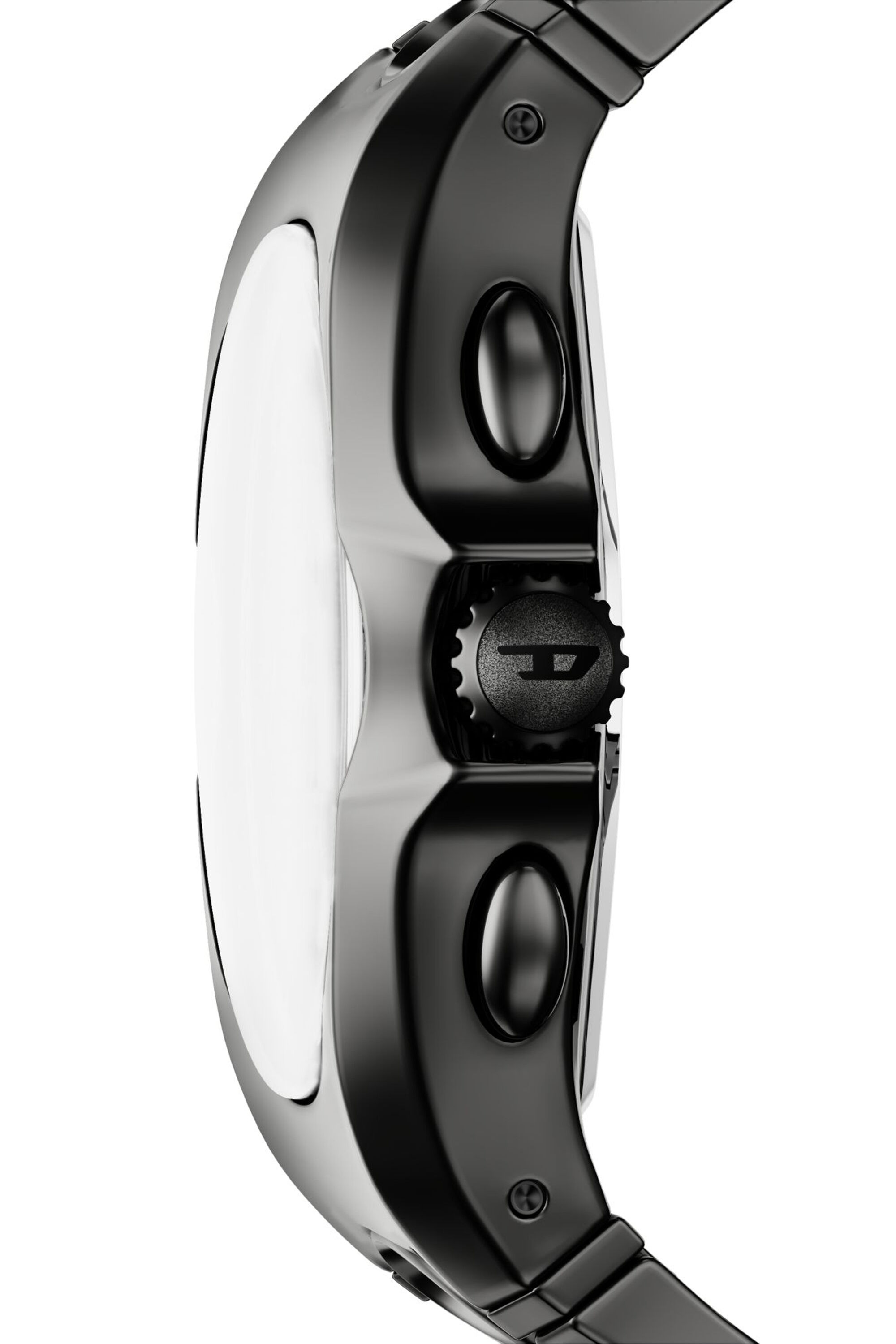 DZ4726 WATCH D-Curve gunmetal stainless steel watch｜ブラック