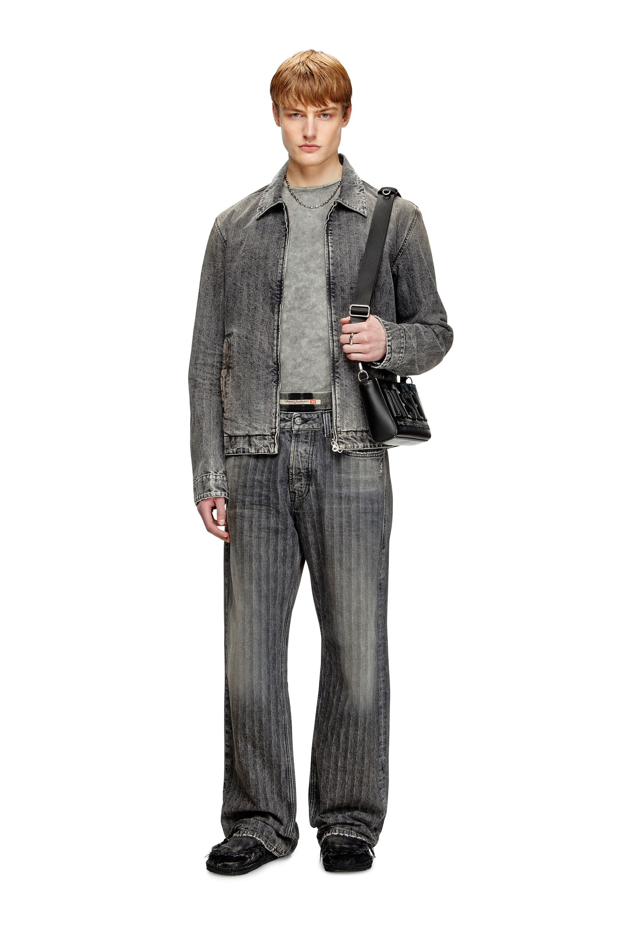 Diesel - DSL 3D CAMERA BAG X, Male's Dsl 3D-Camera bag in brushed PU in ブラック - 1