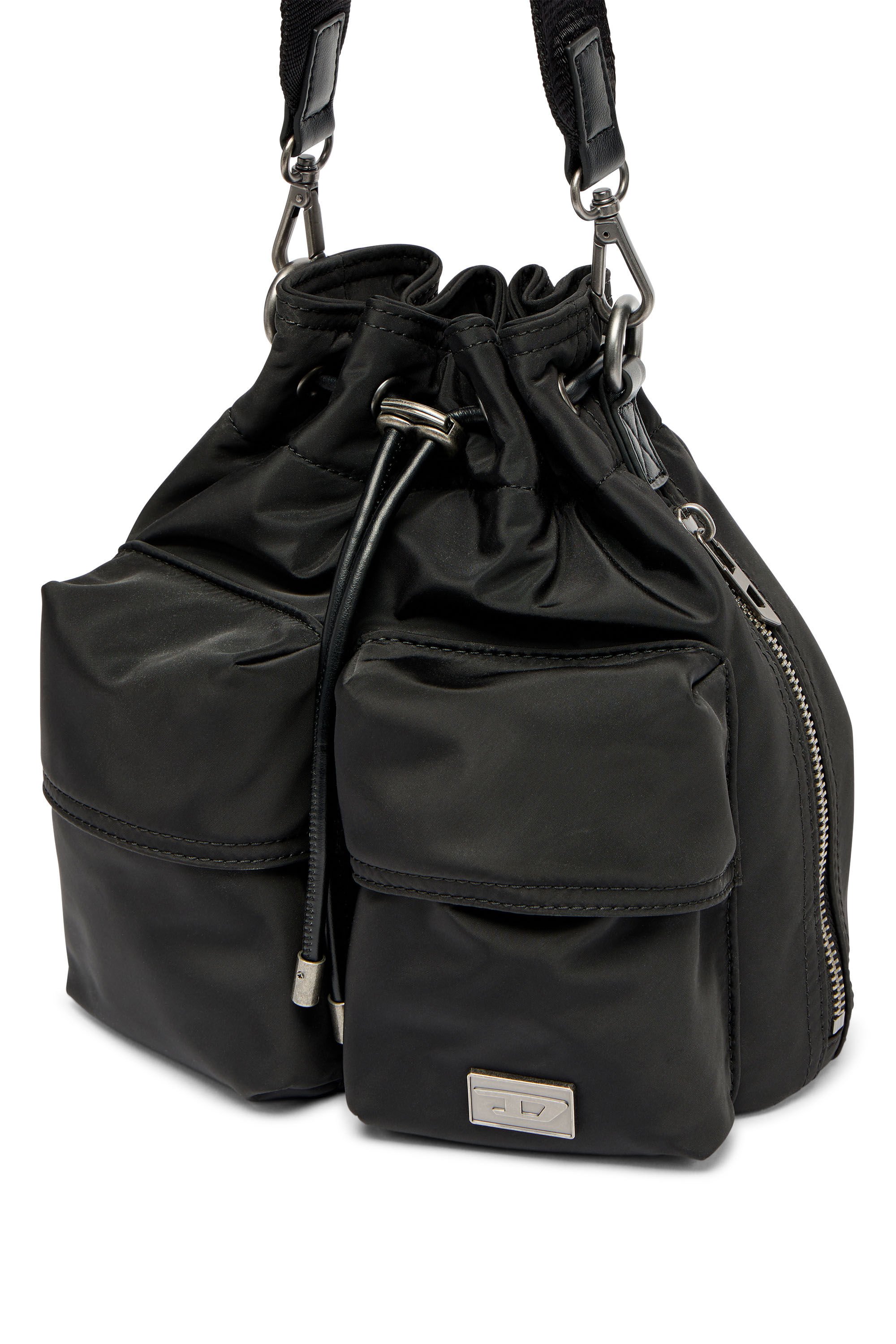 Diesel - MULTI-PKTS BUCKET X, Unisex's バケットバッグ in ブラック - 5