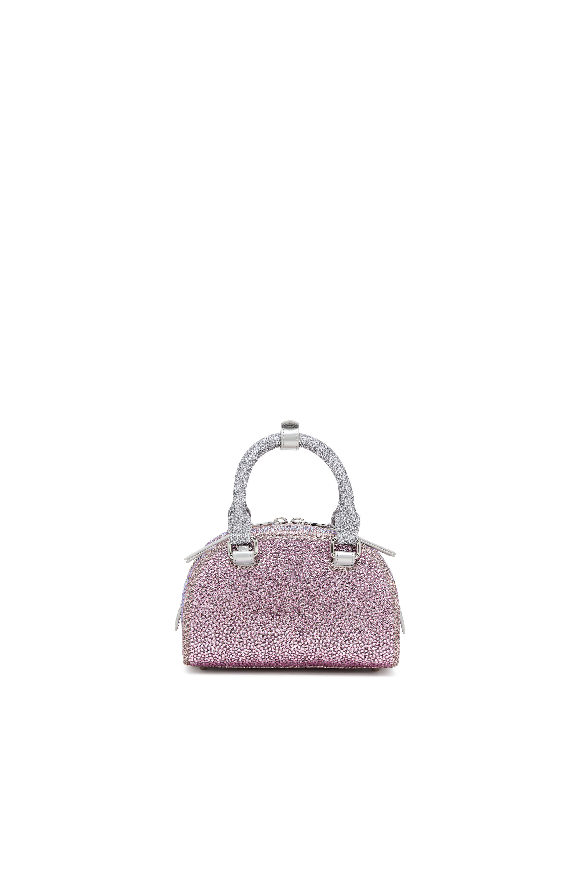 Diesel - 1DR DOME CROSSBODY, Female's クロスボディバッグ in ピンク / ホワイト - 2
