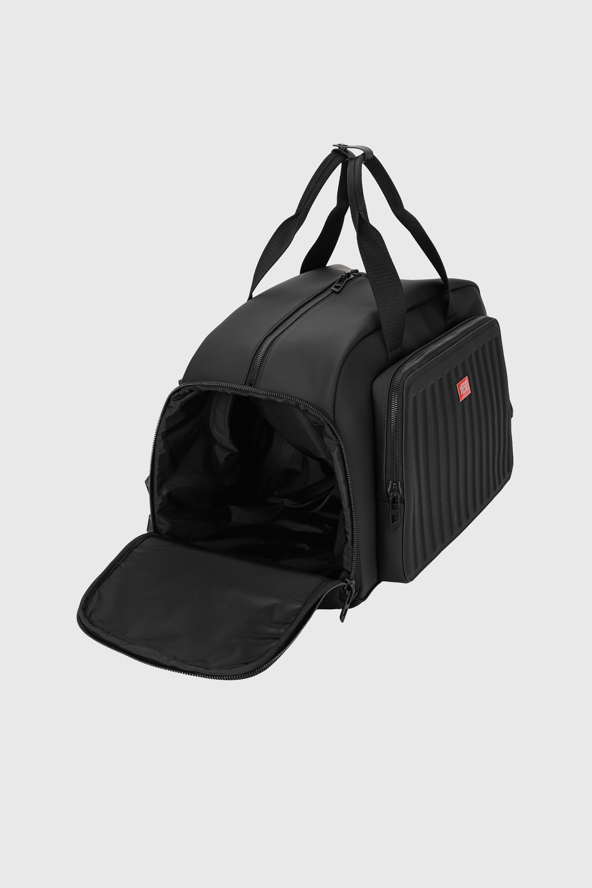Diesel - DIESEL ALUMINUM DUFFLE- DSB004, Unisex's Pratical business duffle bag in ブラック - 5
