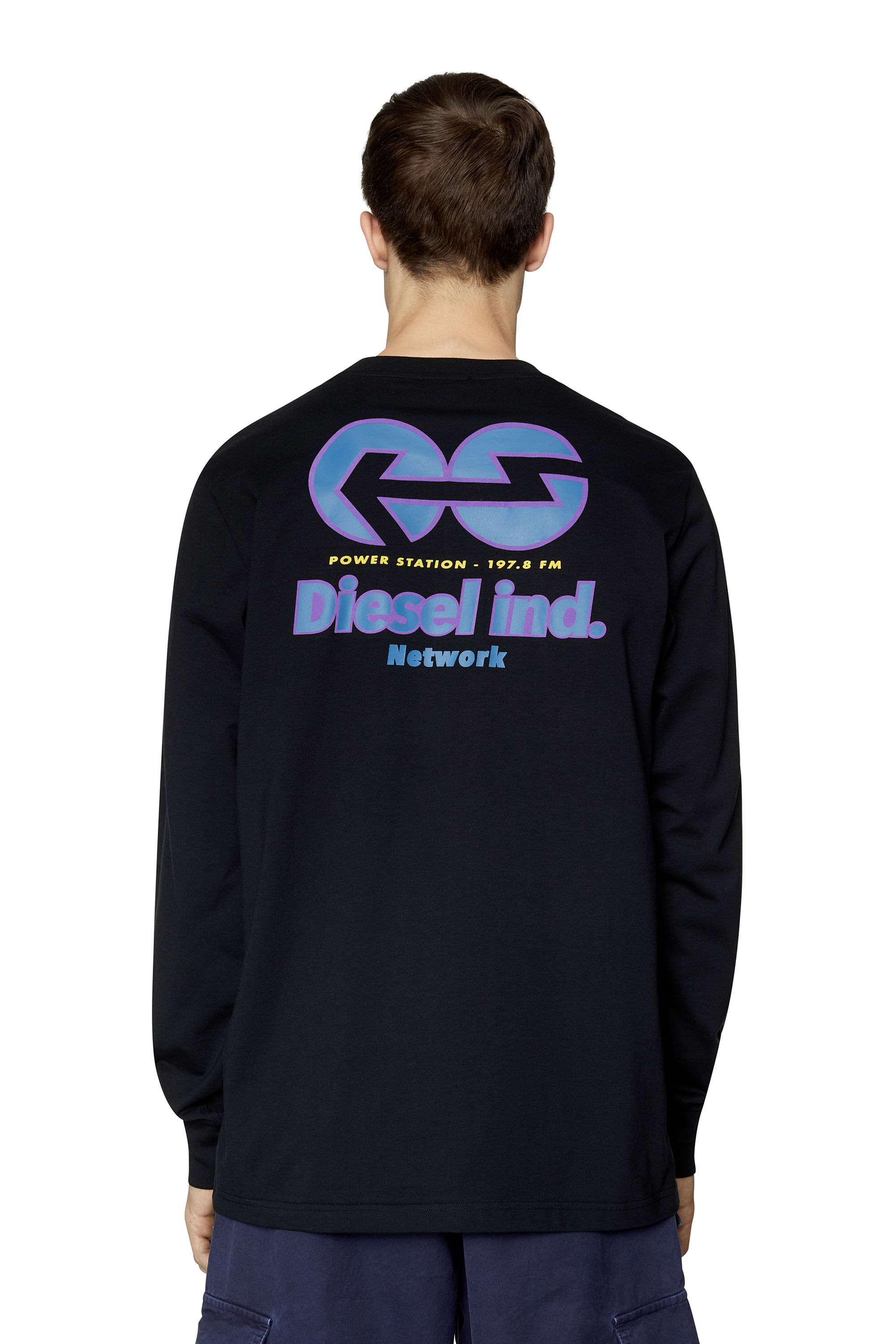 T-JUST-LS-E4（MEN）: ロングスリーブTシャツ ｜ディーゼル（DIESEL 