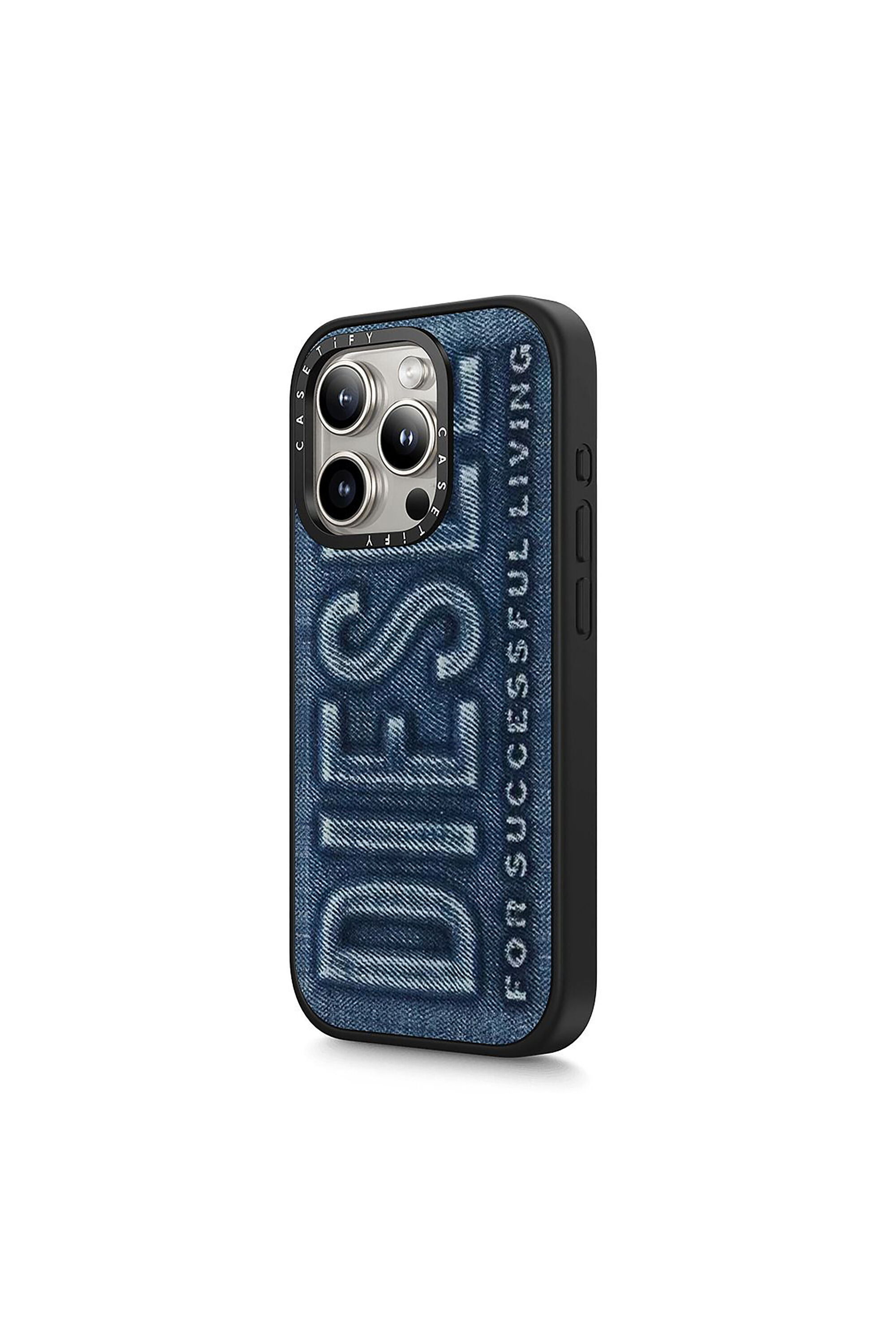 Diesel - 60572 MOULDED CASE, Unisex's iPhone 15 Pro Max in ブルー - 2