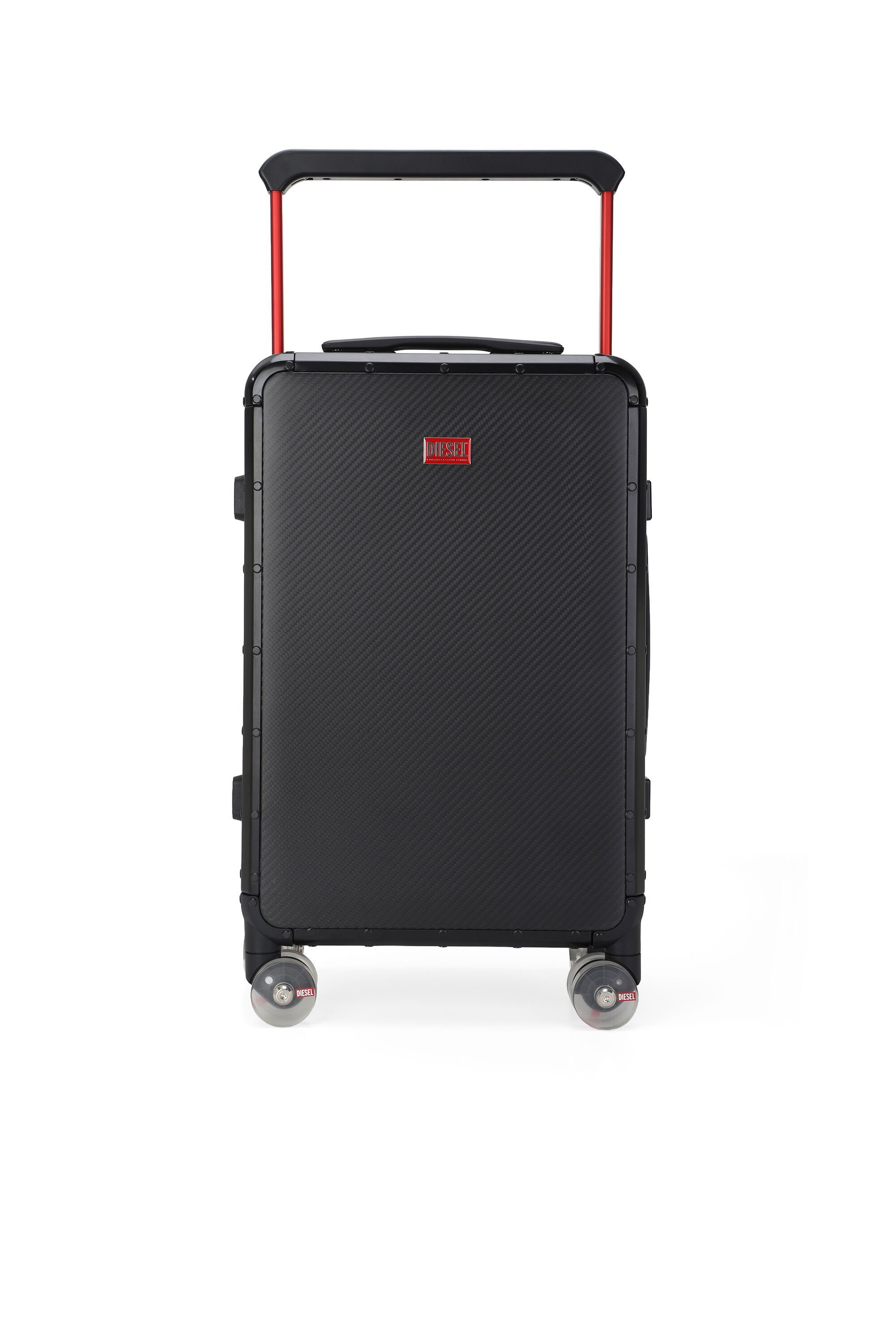 Diesel - DSL CARBON FIBER TROLLEY-BLACK- DSL001, Unisex's Carbon fiber suitcase size S in ブラック - 1