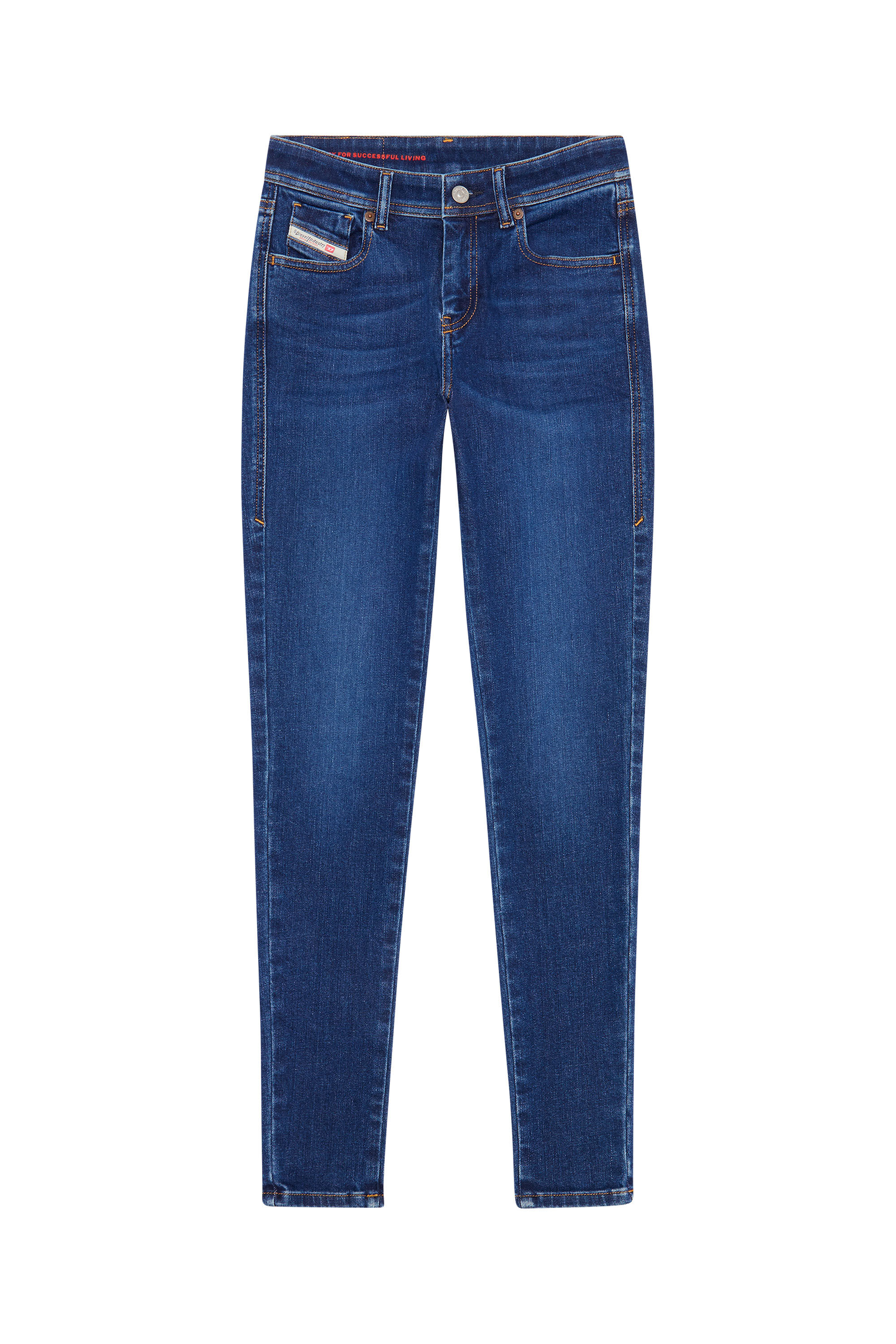 Diesel - Female's Super skinny Jeans 2017 Slandy 09C19, ダークブルー - 2