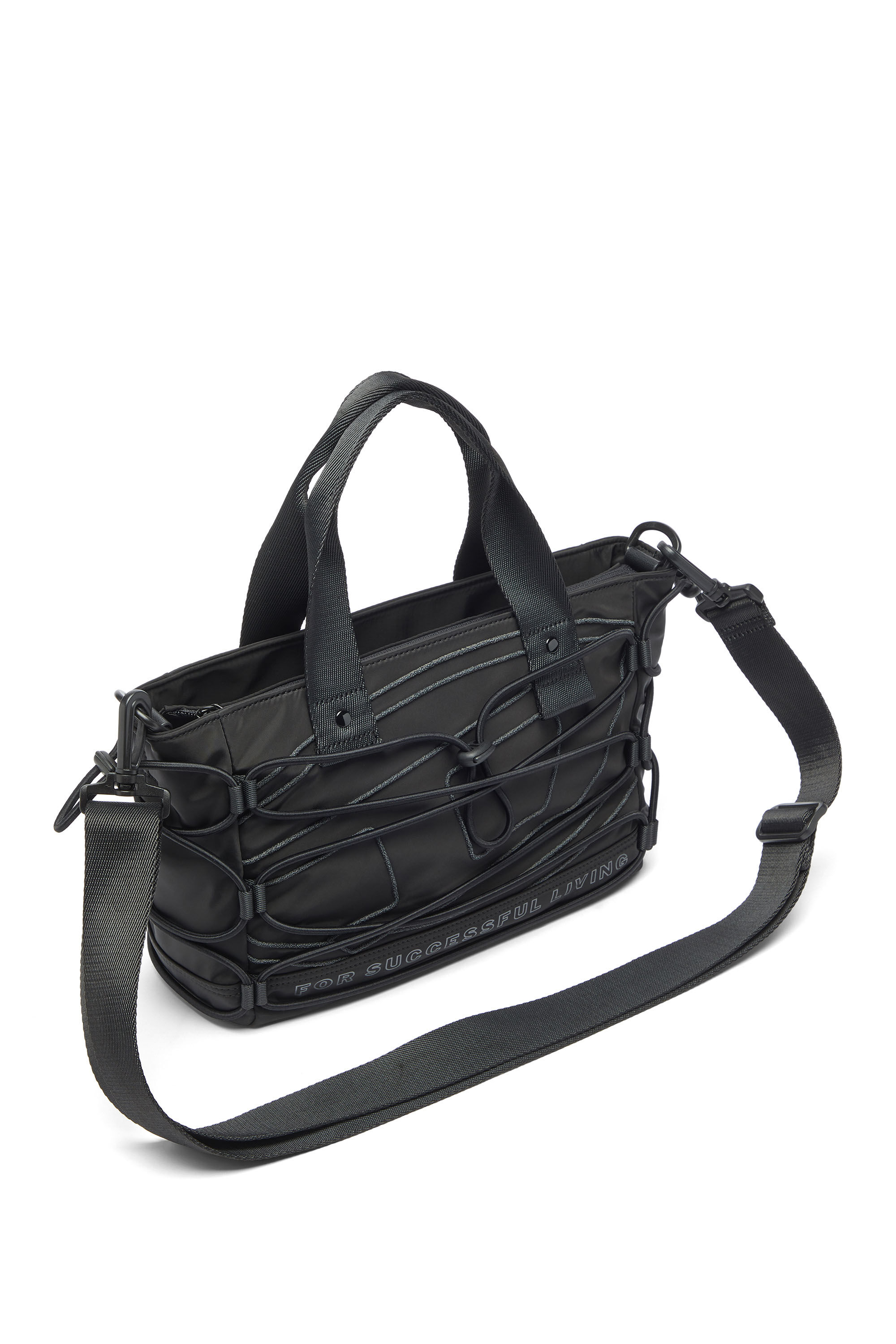 TECH-D TOTE S X トートバッグ｜ブラック｜ウィメンズ｜DIESEL