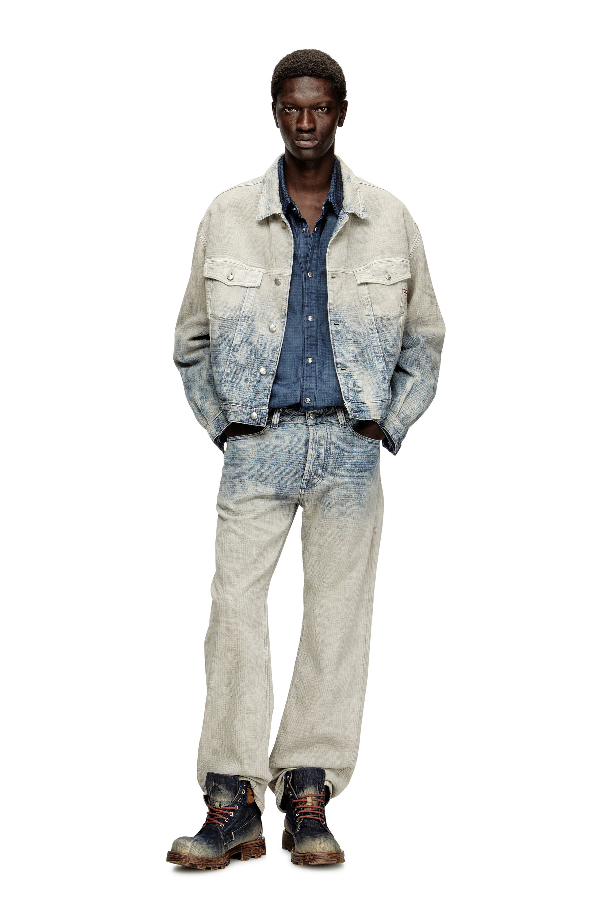 【美品】DIESEL リバーシブルデニムジャケット S D-RANGER デニムジャケット｜マルチカラー｜ウィメンズ｜DIESEL
