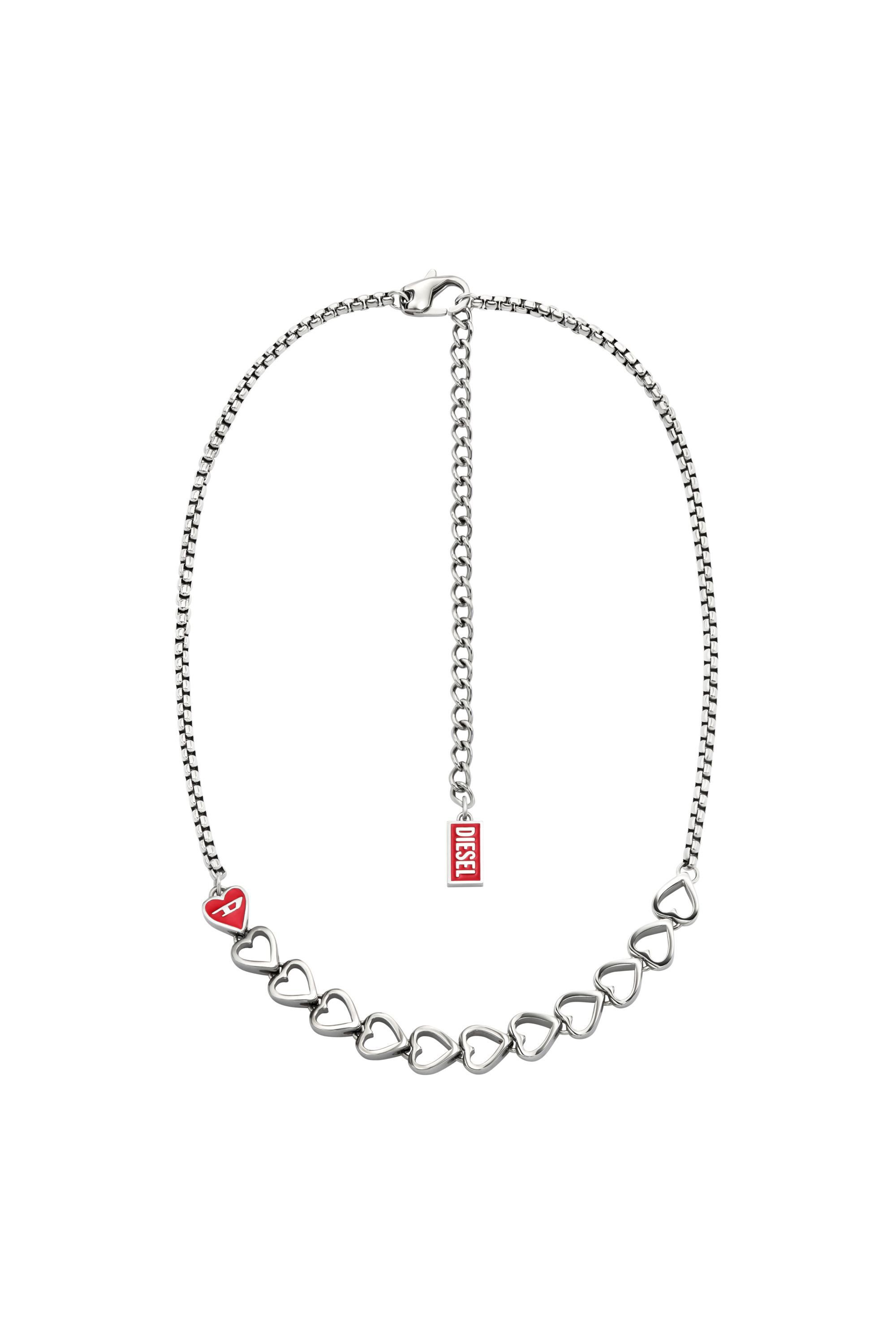 Diesel - DX166640 JEWELLERY, Unisex's Stainless Steel Chain Necklace in シルバー - 1