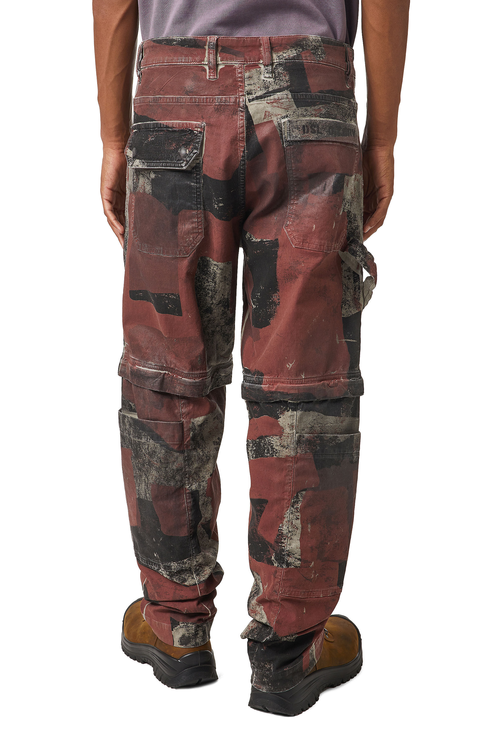 Diesel - D-Multy JoggJeans® 0CEAM Tapered, ピンク/ブラック - Image 5
