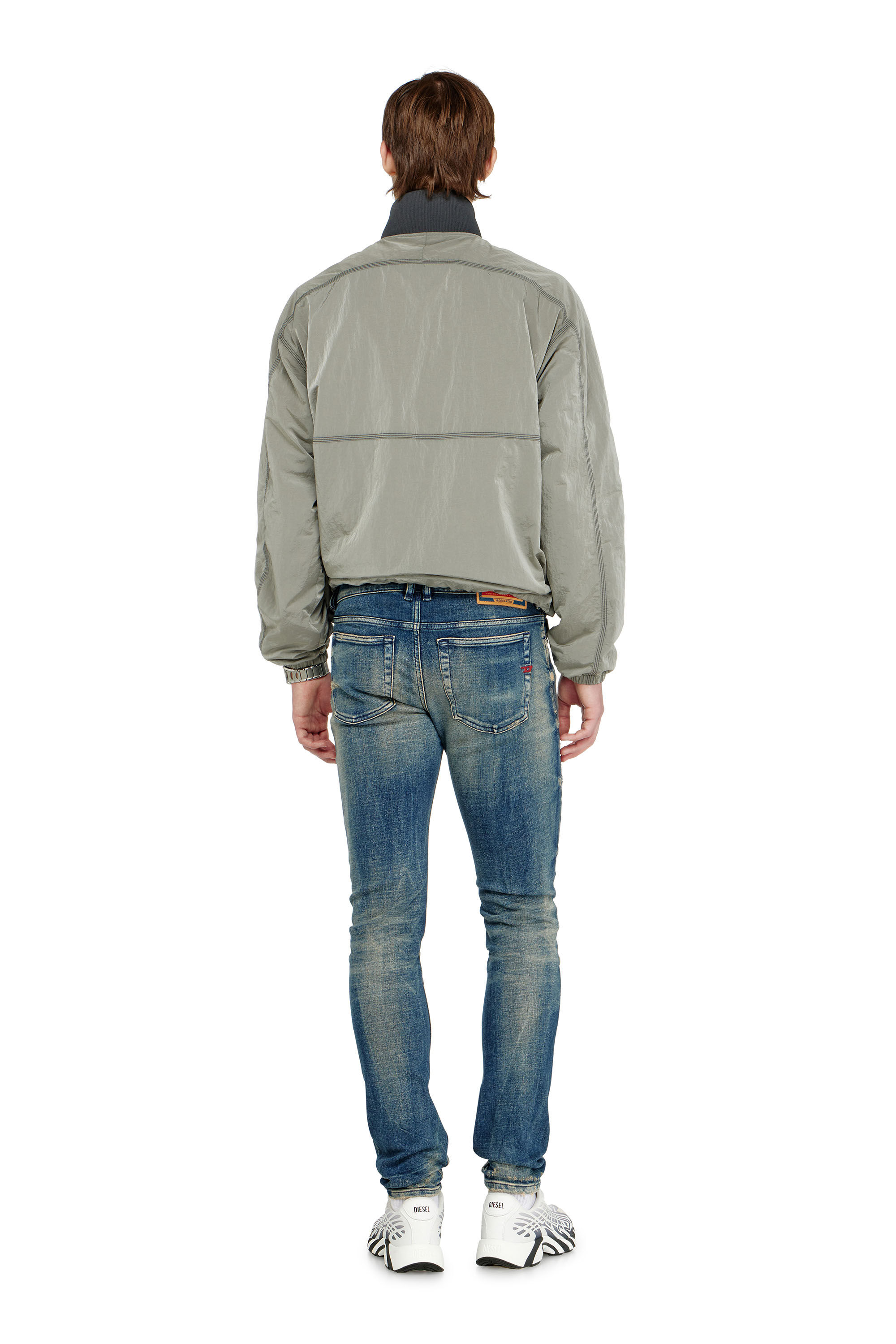 Diesel - Male's Skinny Jeans 1979 Sleenker 09P68, ダークブルー - 3