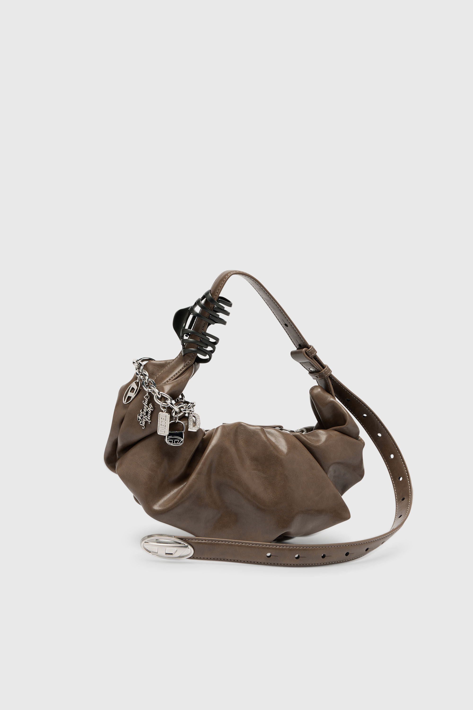 Diesel - GRAB-D HOBO S, Female's ホーボーバッグ S in ブラウン - 6
