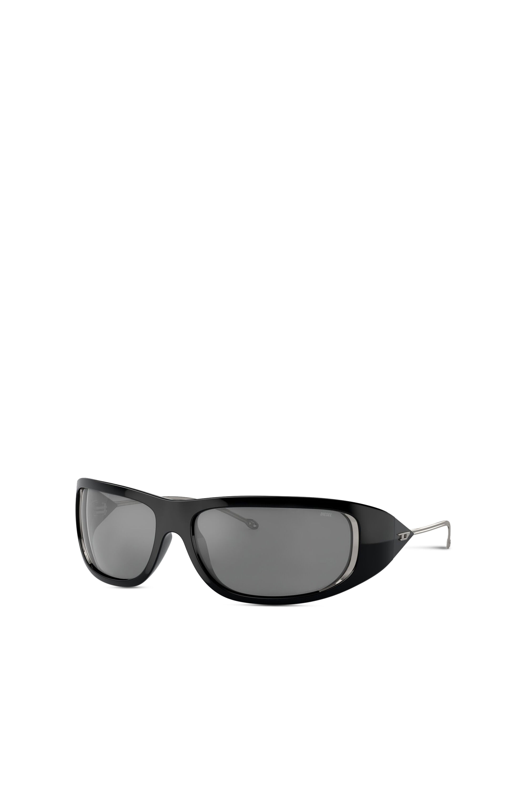 Diesel - 0DL3001 SIZE 61, Unisex's サングラス in ブラック/フラッシュミラー - 5