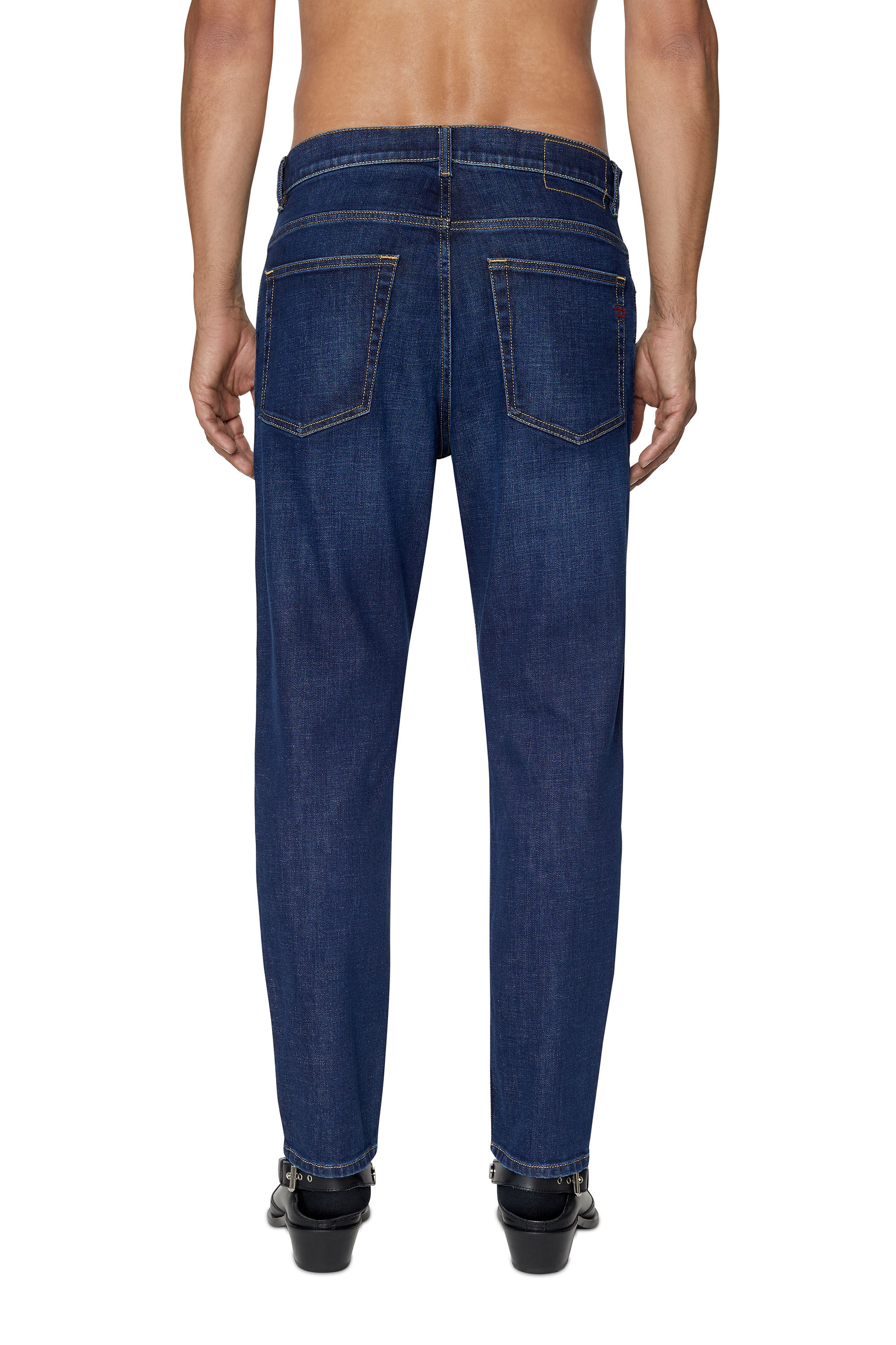 Diesel - 2005 D-FINING 09B90 Tapered Jeans, ダークブルー - Image 5