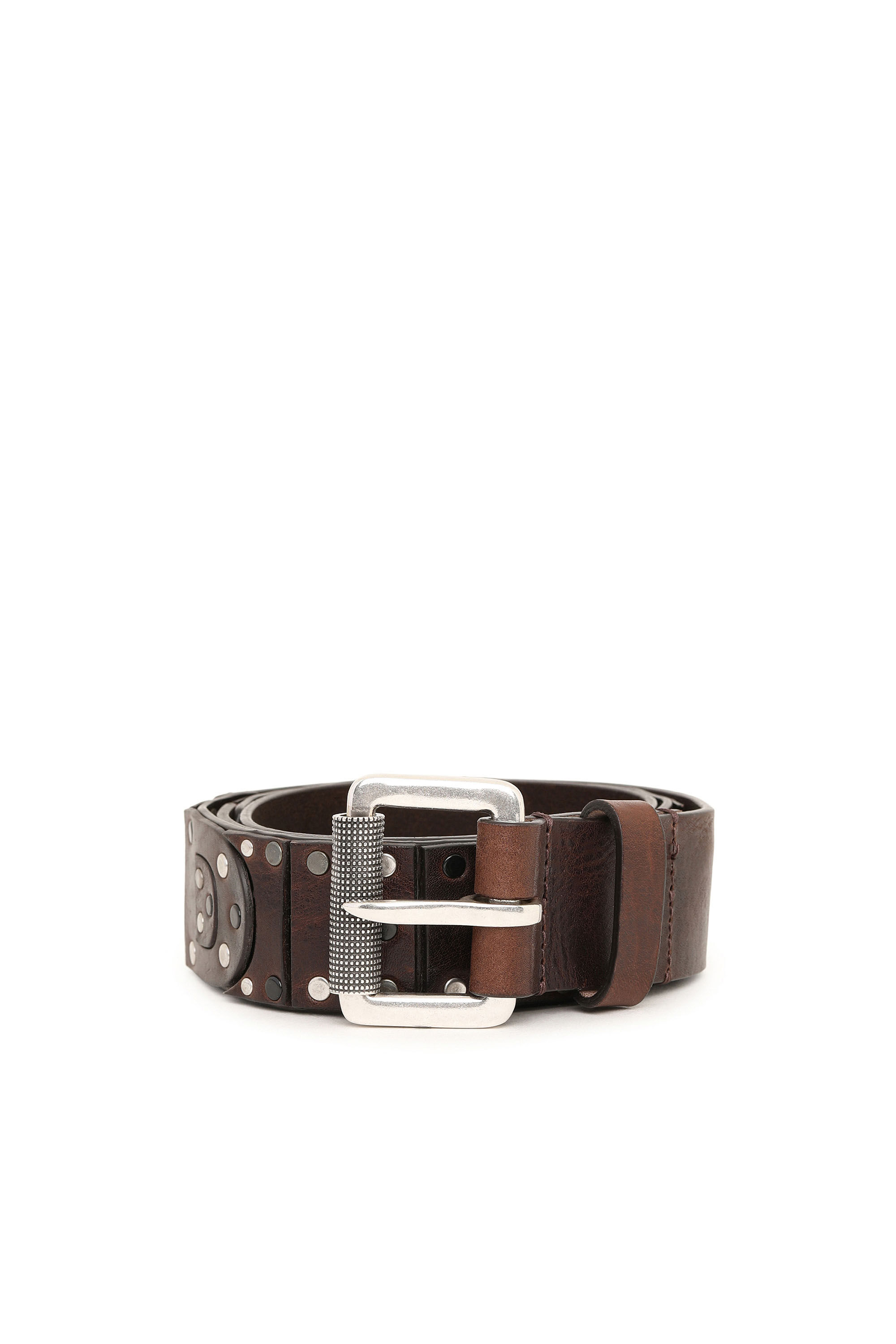 Diesel - B-STELLAR, Male's ベルト ロゴ in Brown - 1